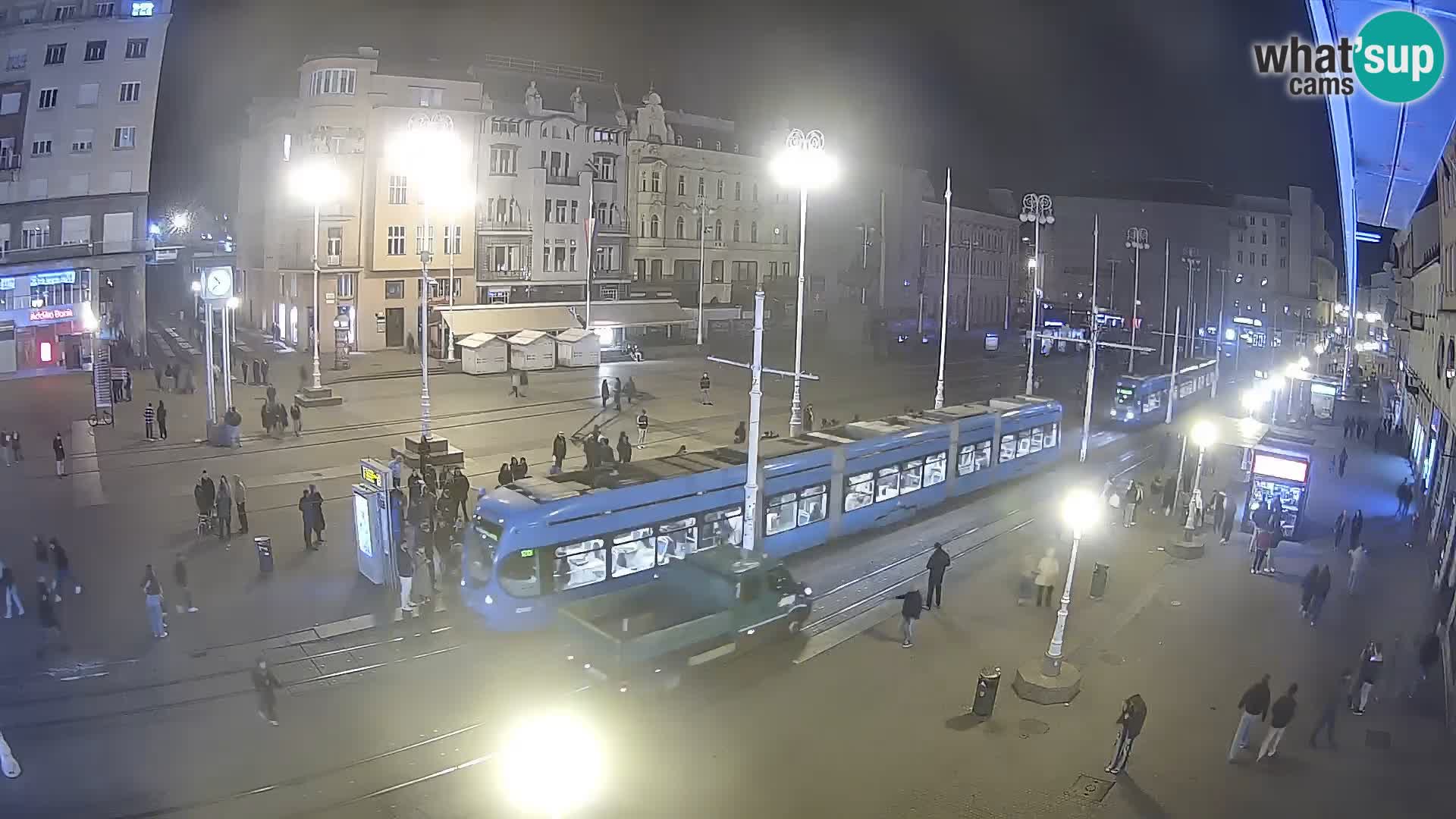 Webcam Zagreb Bana Jelačića square | Croatia