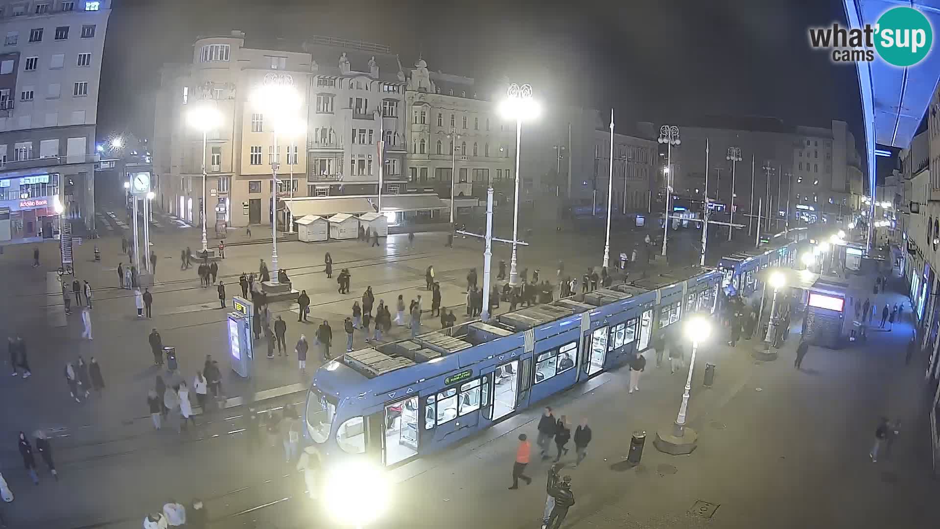 Live Cam Zagreb Ban Jelačić place | Croatie