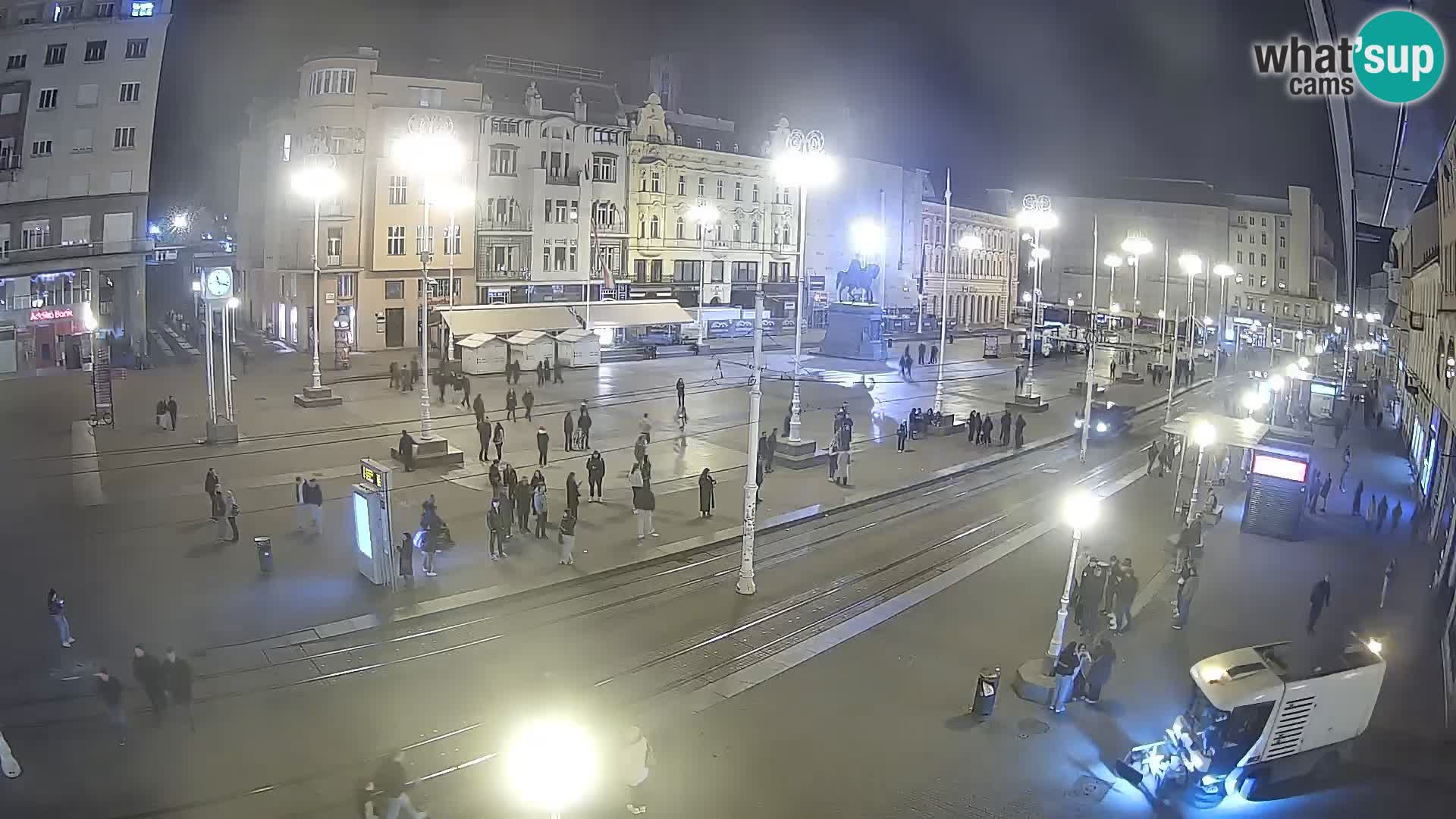 Zagreb live cam Bana Jelačića