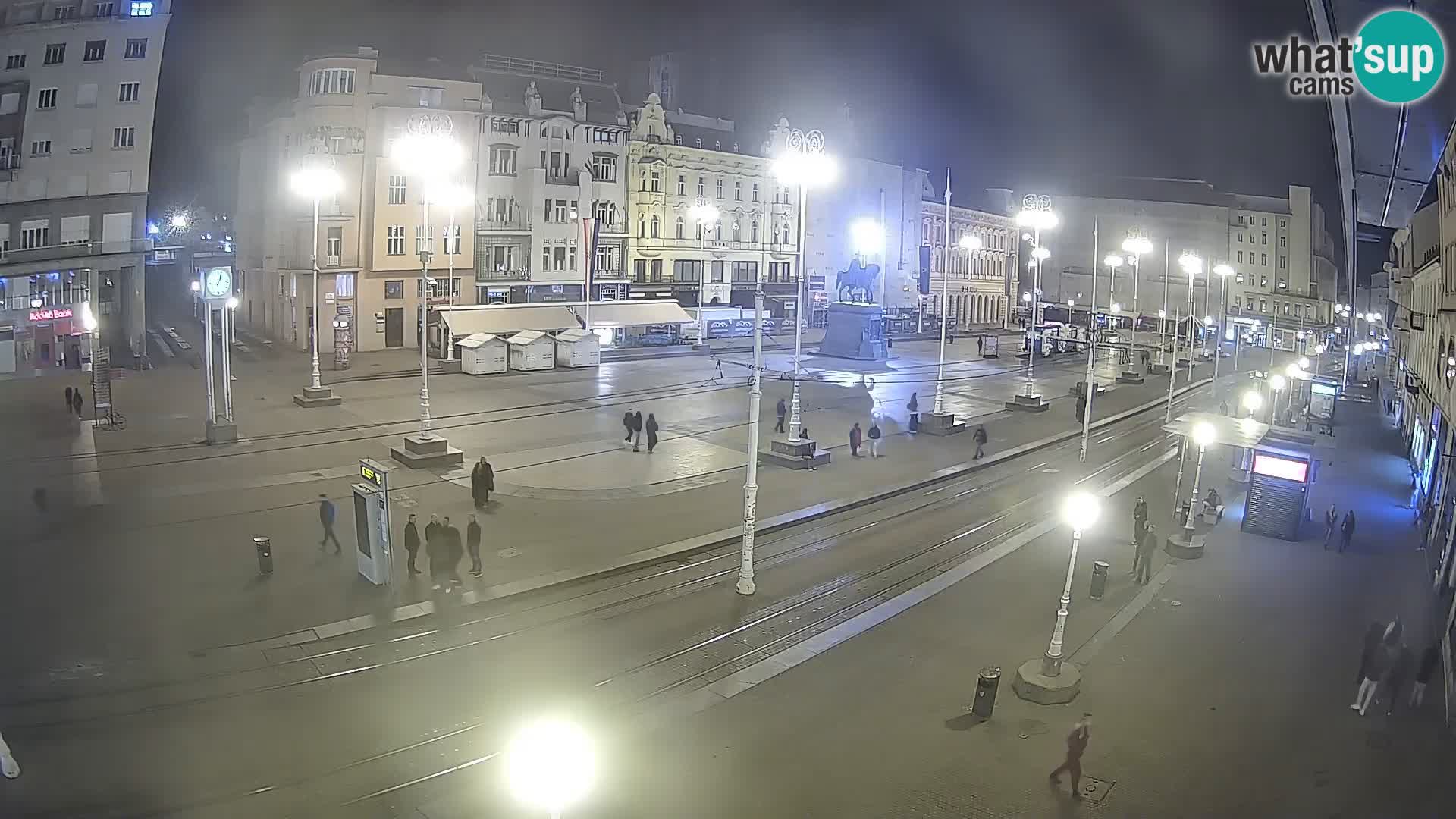 Live Cam Zagreb Ban Jelačić place | Croatie