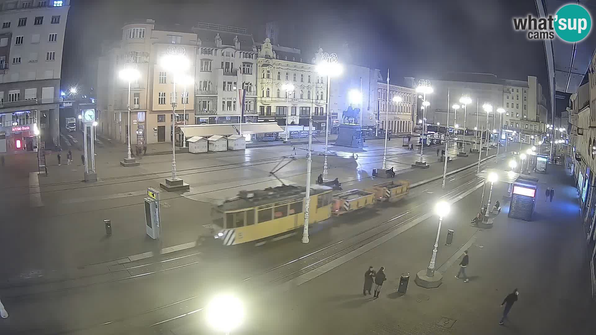 Webcam Zagreb Bana Jelačića square | Croatia