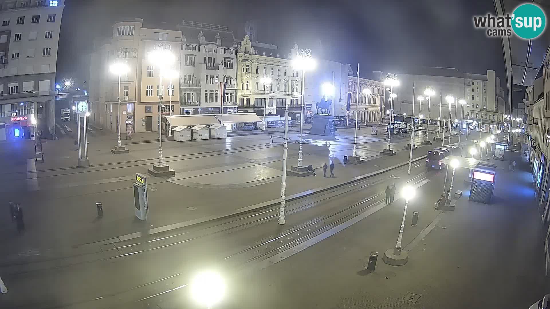 Live Cam Zagreb Ban Jelačić place | Croatie