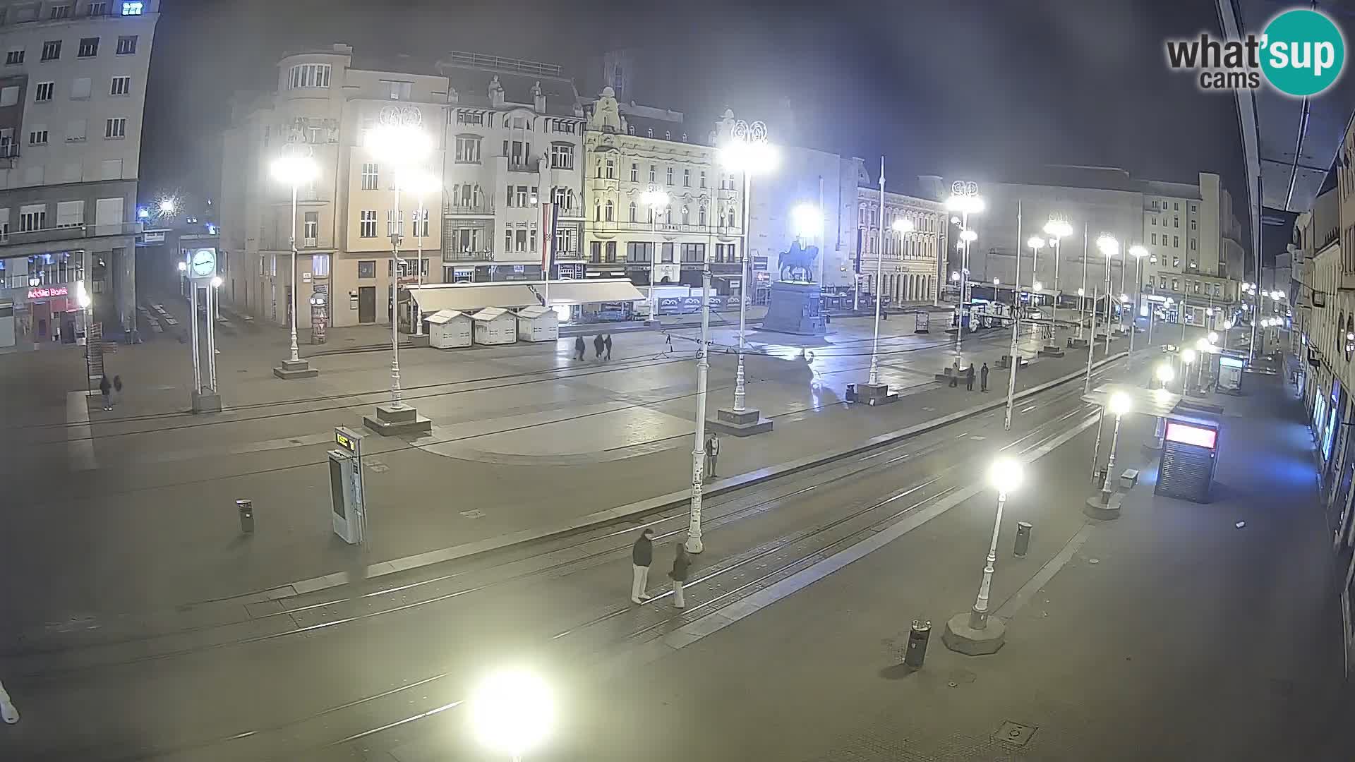 Webcam Zagreb Bana Jelačića square | Croatia