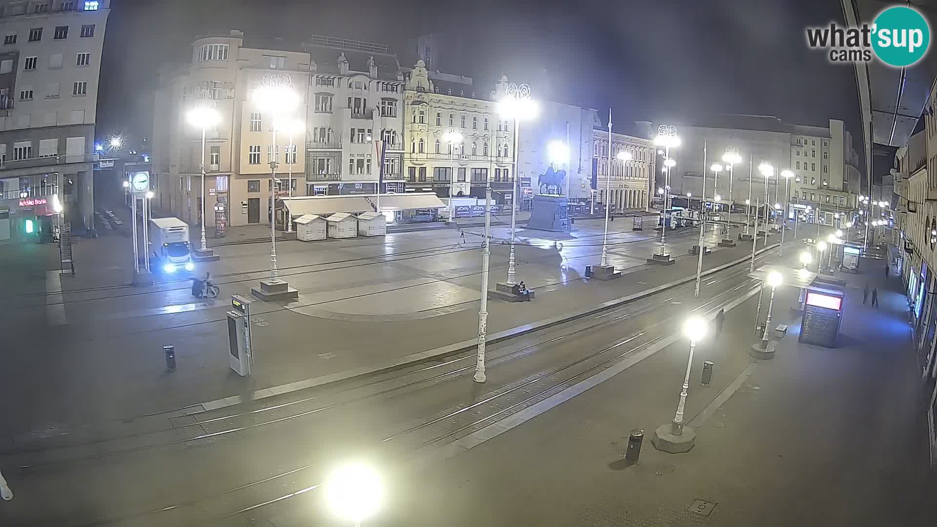 Zagreb webcam Ban Jelacica Platz | Kroatien