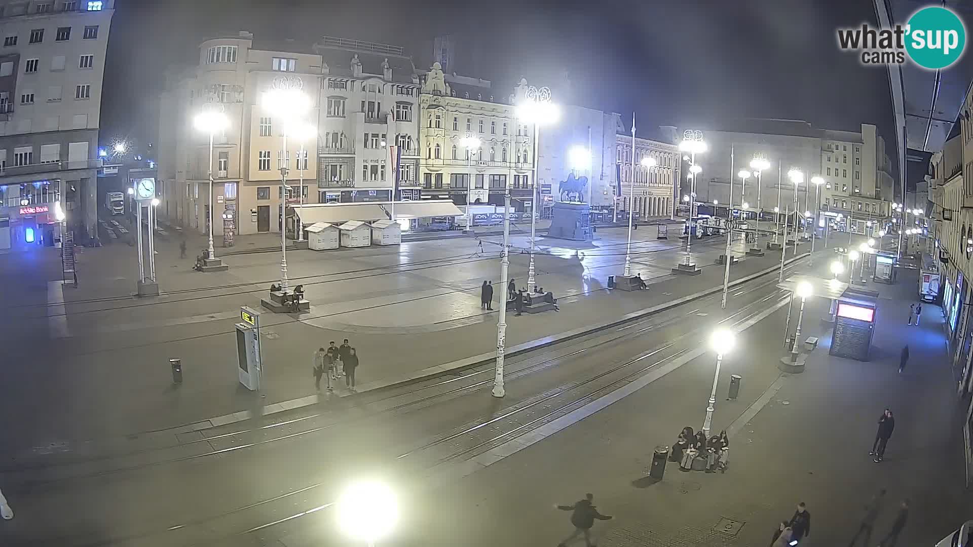 Webcam Zagreb Bana Jelačića square | Croatia