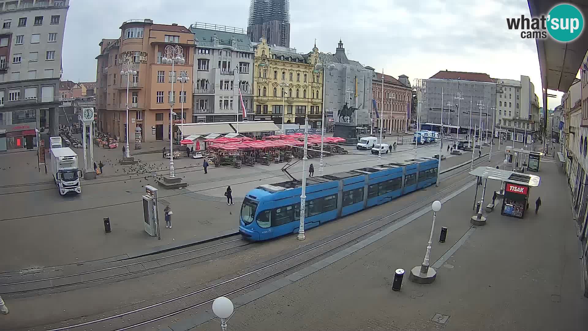 Spletna kamera Zagreb Ban Jelačić