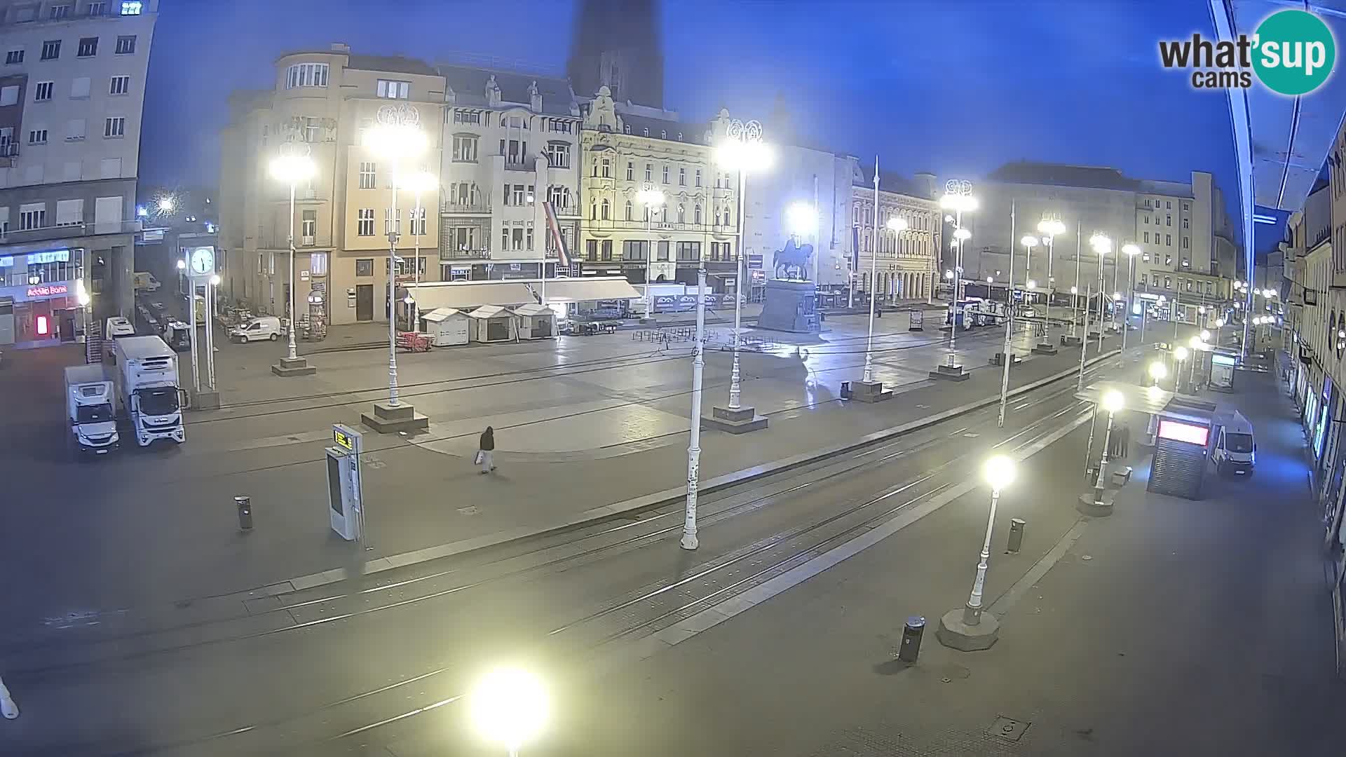 Spletna kamera Zagreb Ban Jelačić