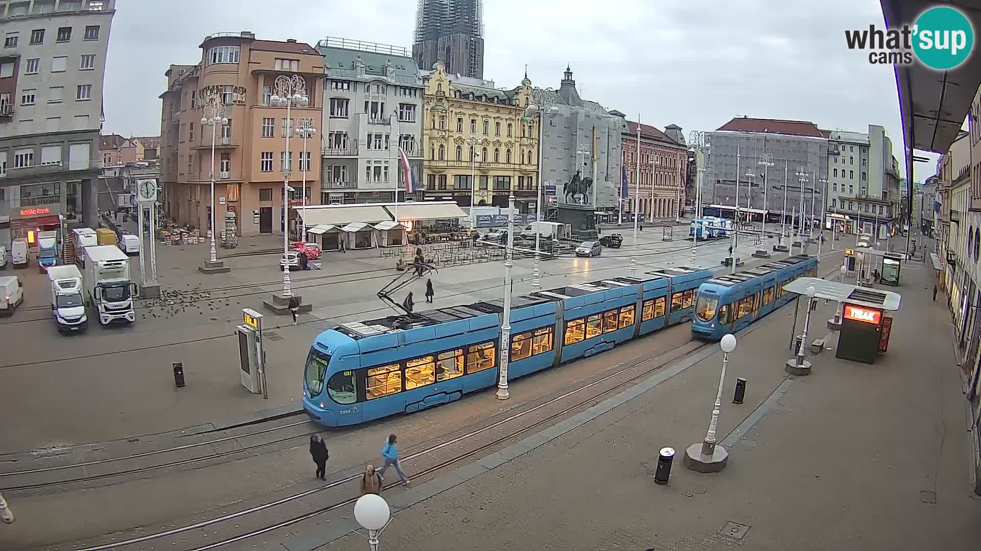 Spletna kamera Zagreb Ban Jelačić