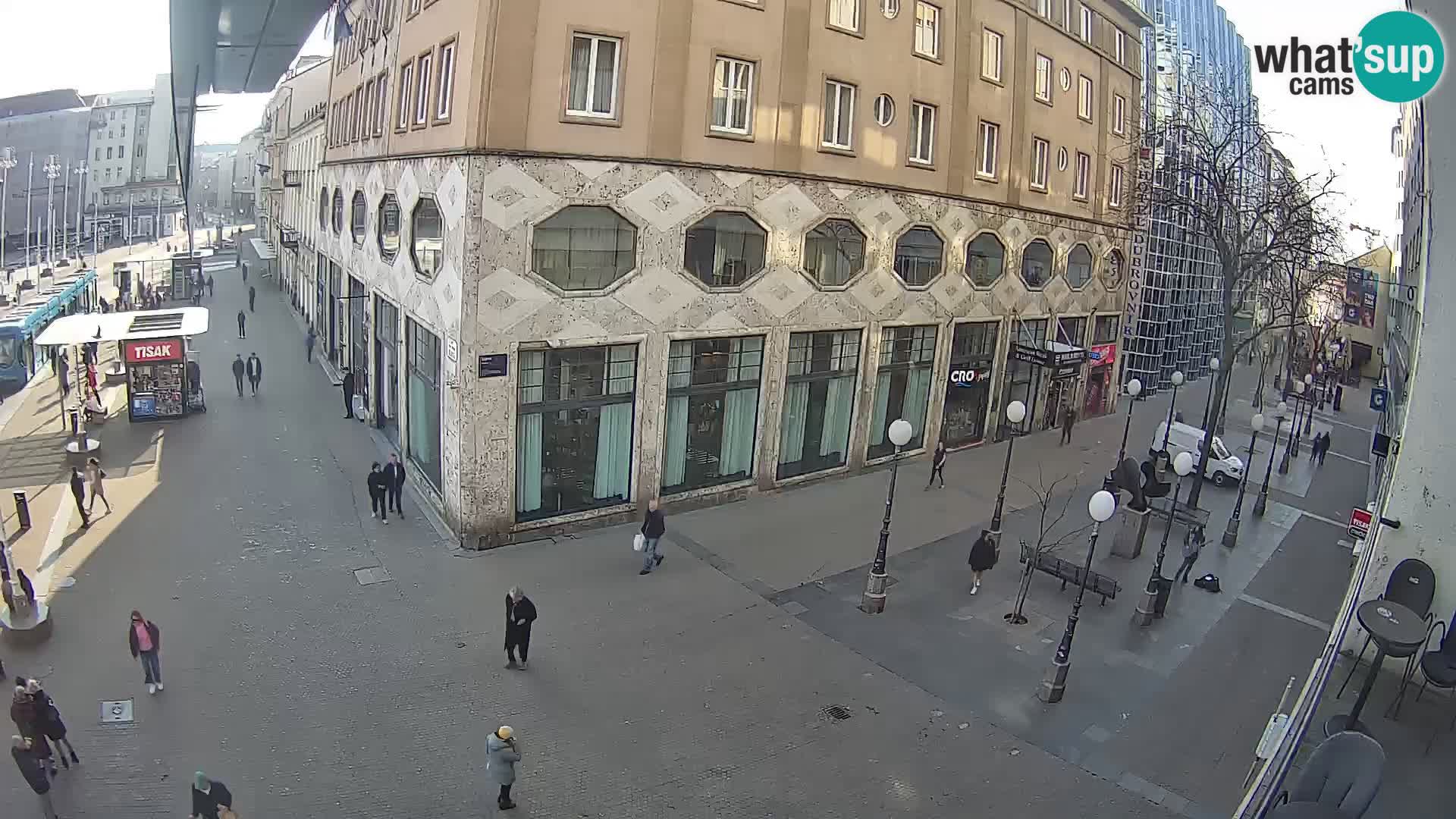 Live Cam Zagreb Ban Jelačić place | Croatie