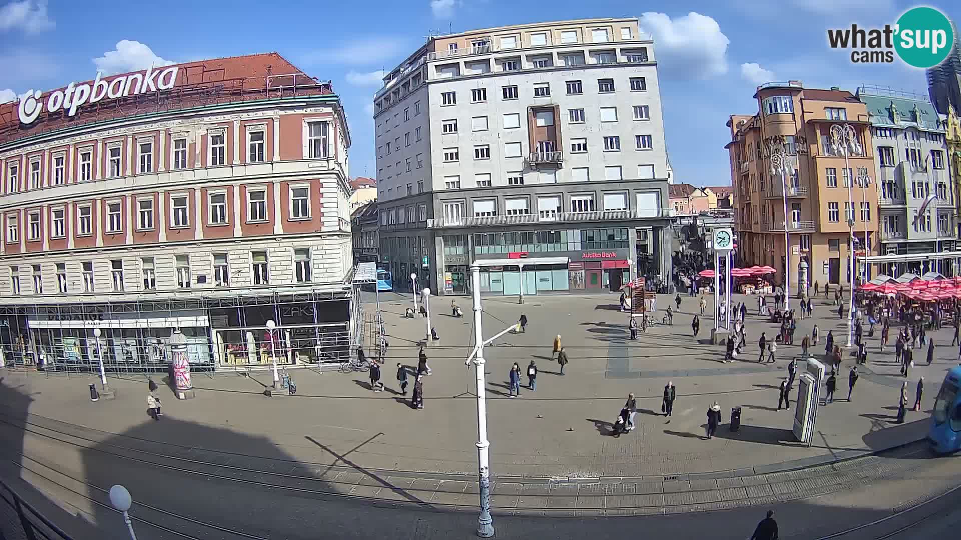 Zagreb live cam Bana Jelačića