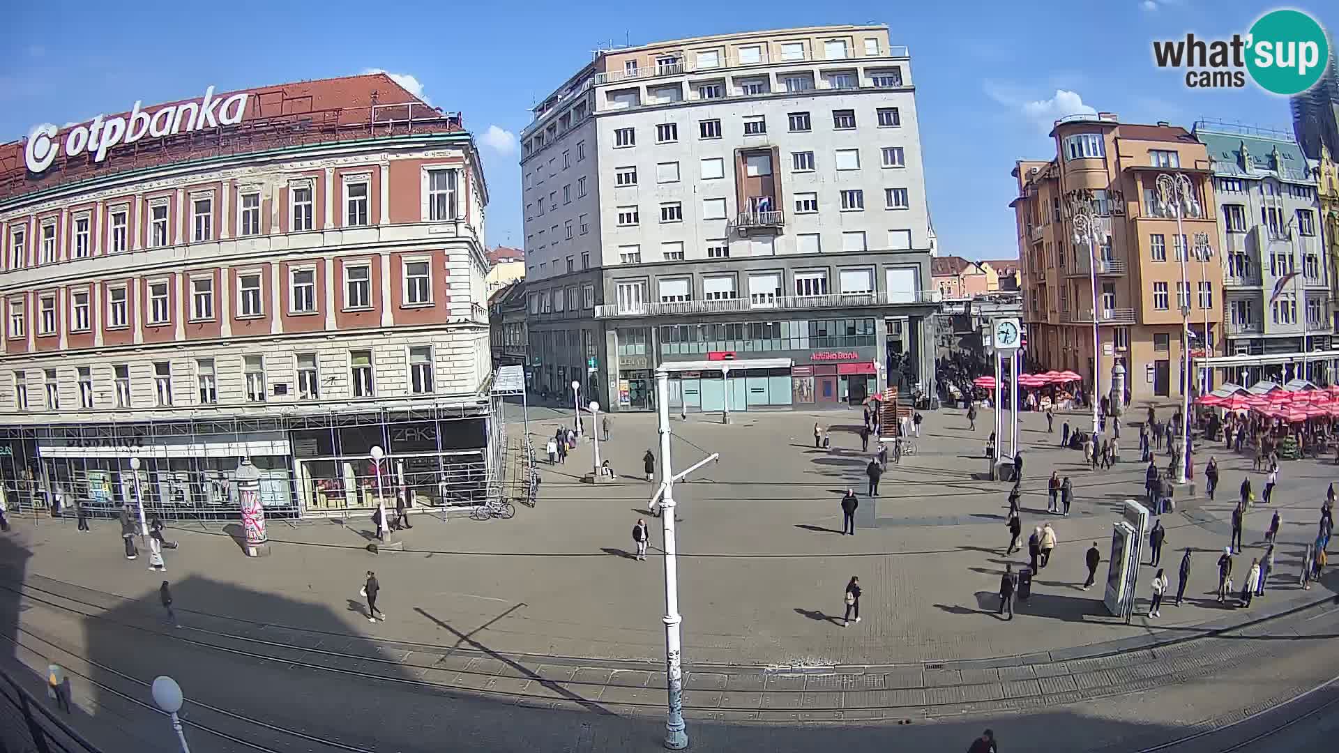 Zagreb live cam Bana Jelačića