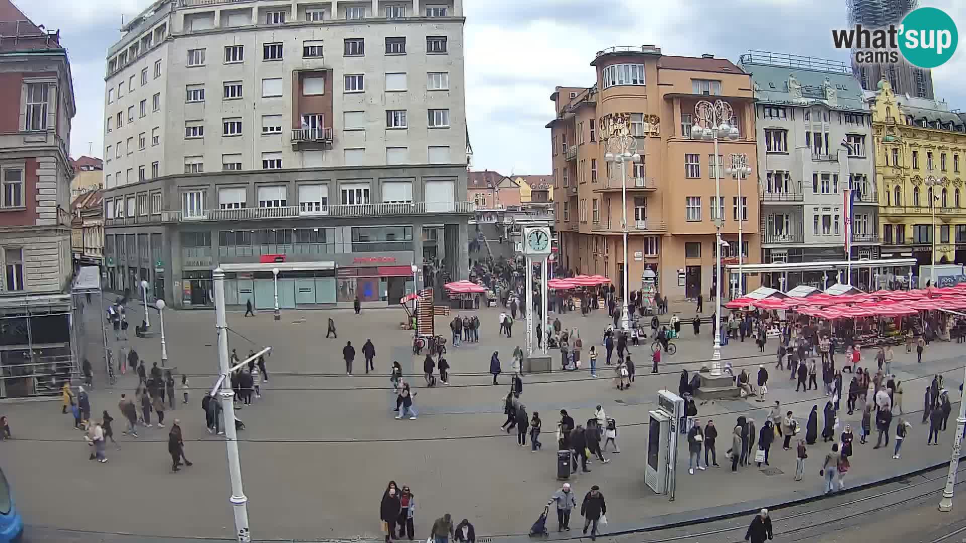 Zagreb live cam Bana Jelačića