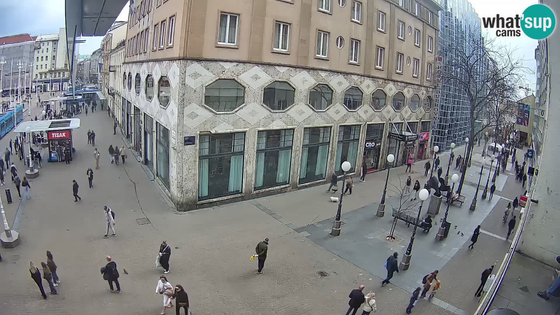 Spletna kamera Zagreb Ban Jelačić