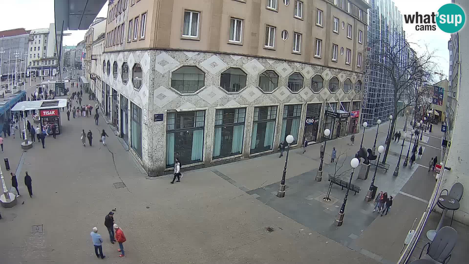Webcam Zagreb Bana Jelačića square | Croatia