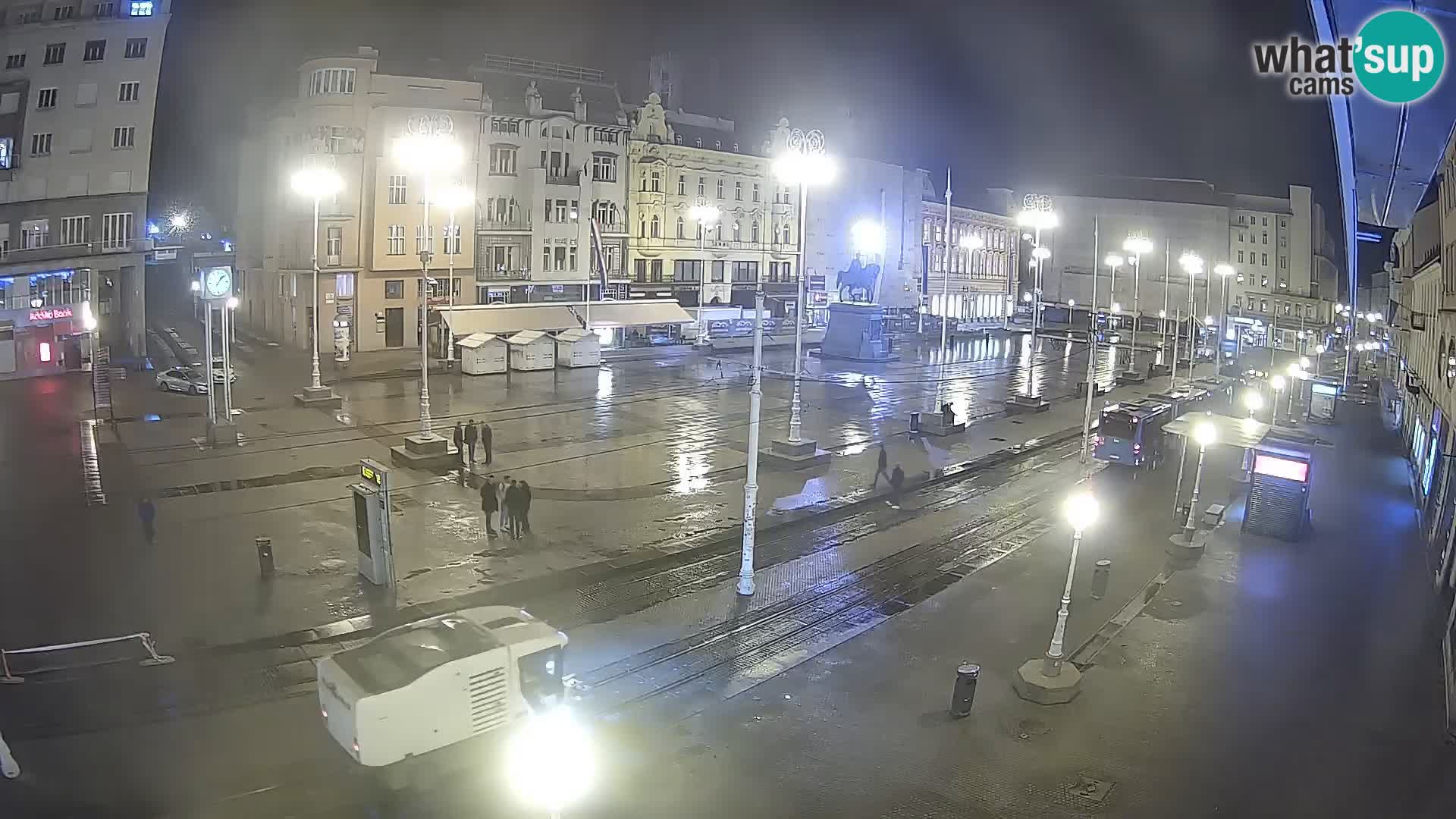 Webcam Zagreb Bana Jelačića square | Croatia