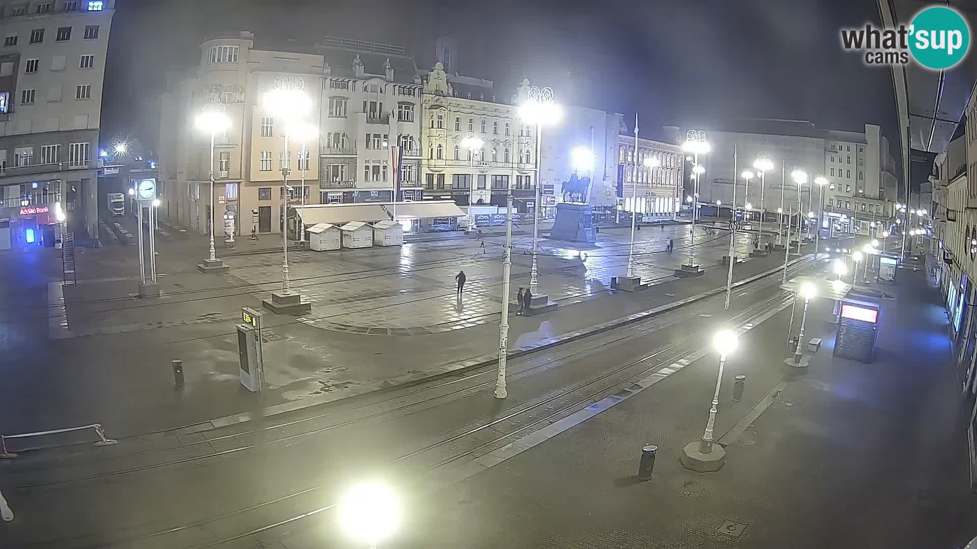 Webcam Zagreb Bana Jelačića square | Croatia