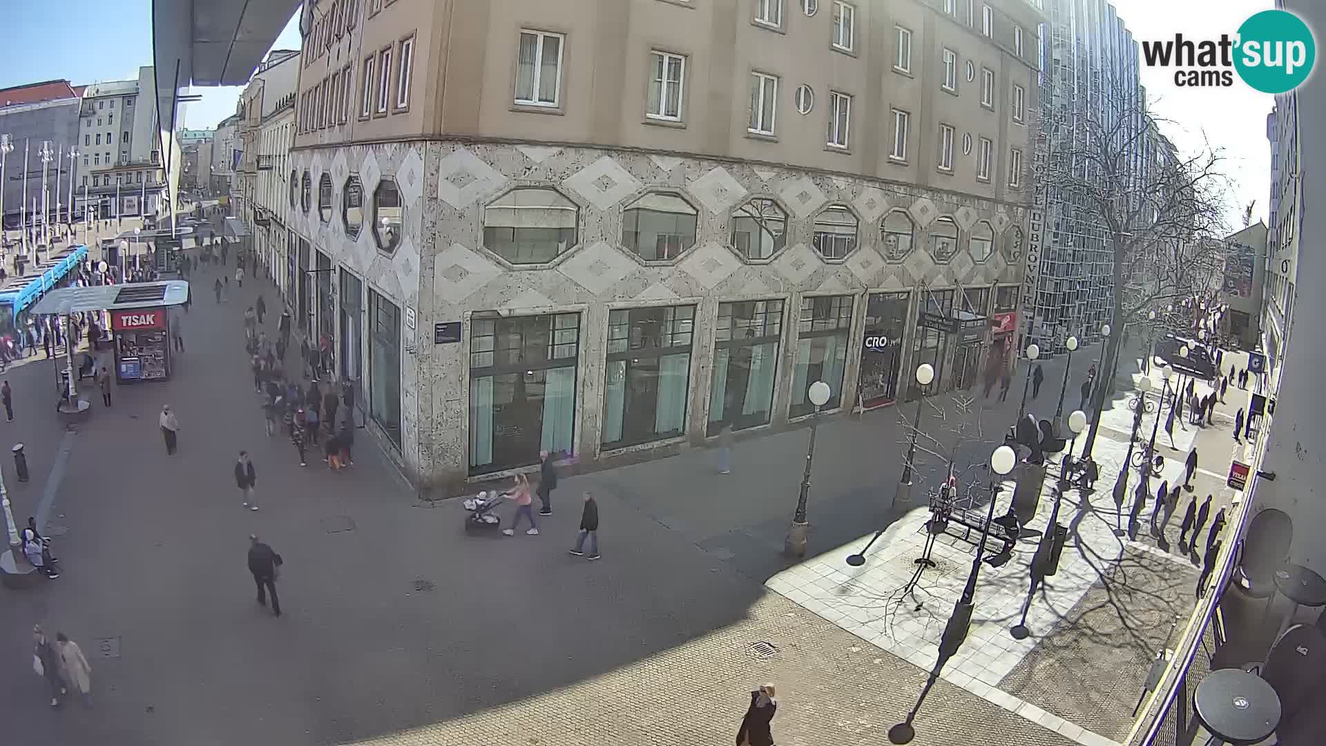Live Cam Zagreb Ban Jelačić place | Croatie