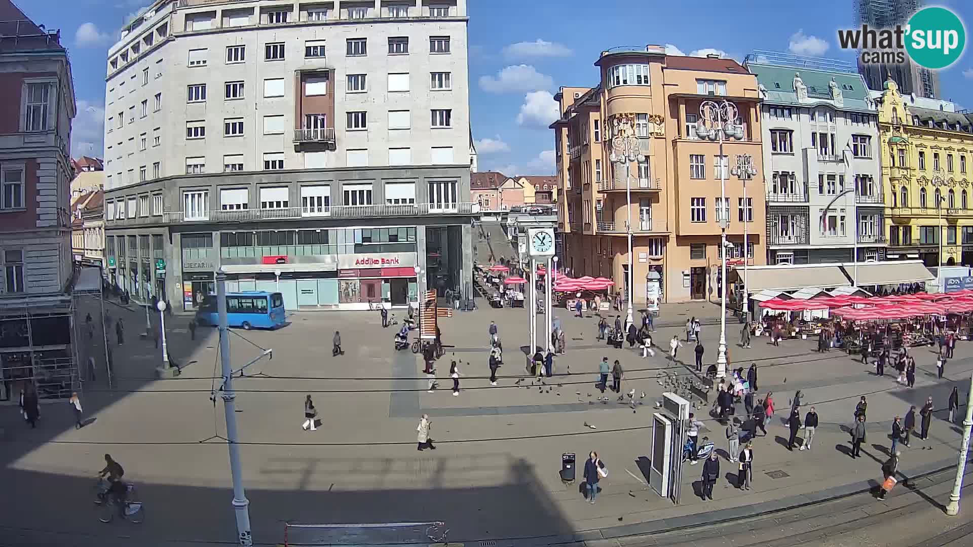 Zagreb live cam Bana Jelačića