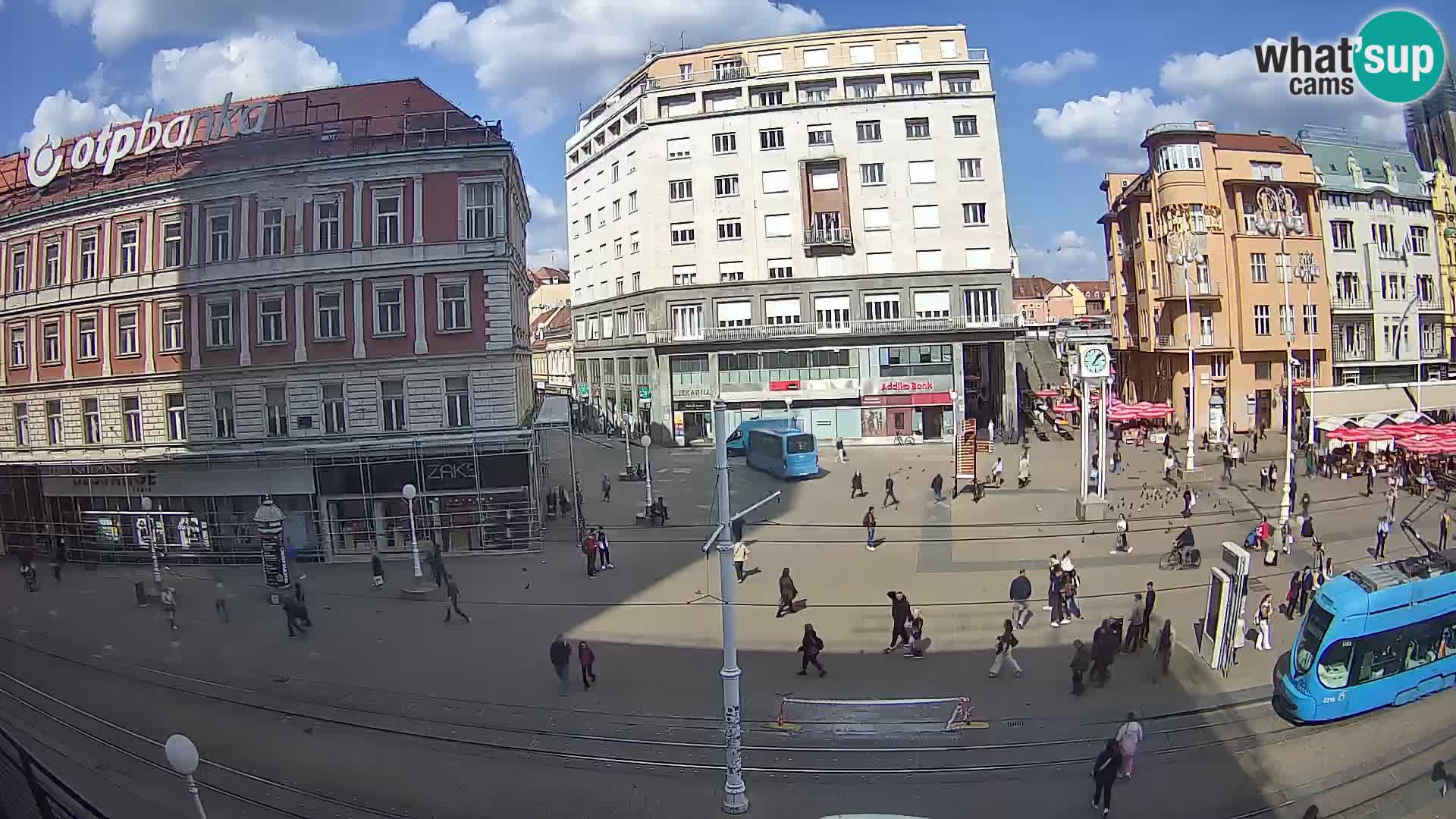 Webcam Zagreb Bana Jelačića square | Croatia