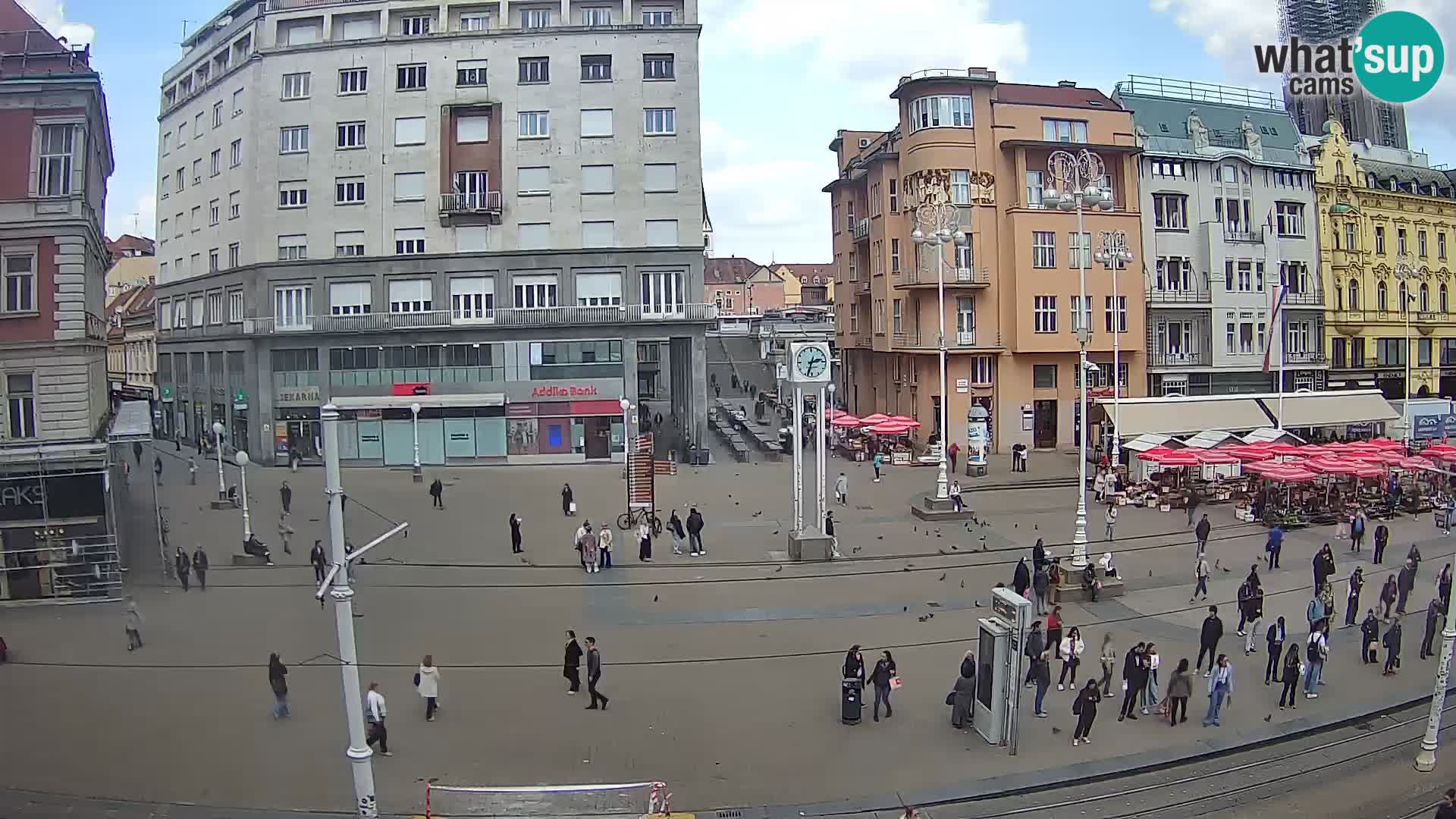 Zagreb live cam Bana Jelačića