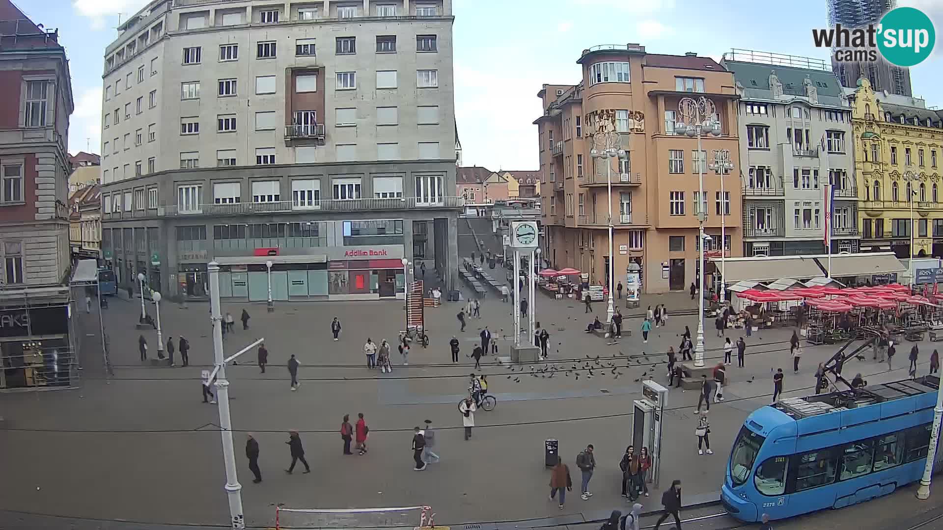 Webcam Zagabria Ban Jelacic piazza | Croazia