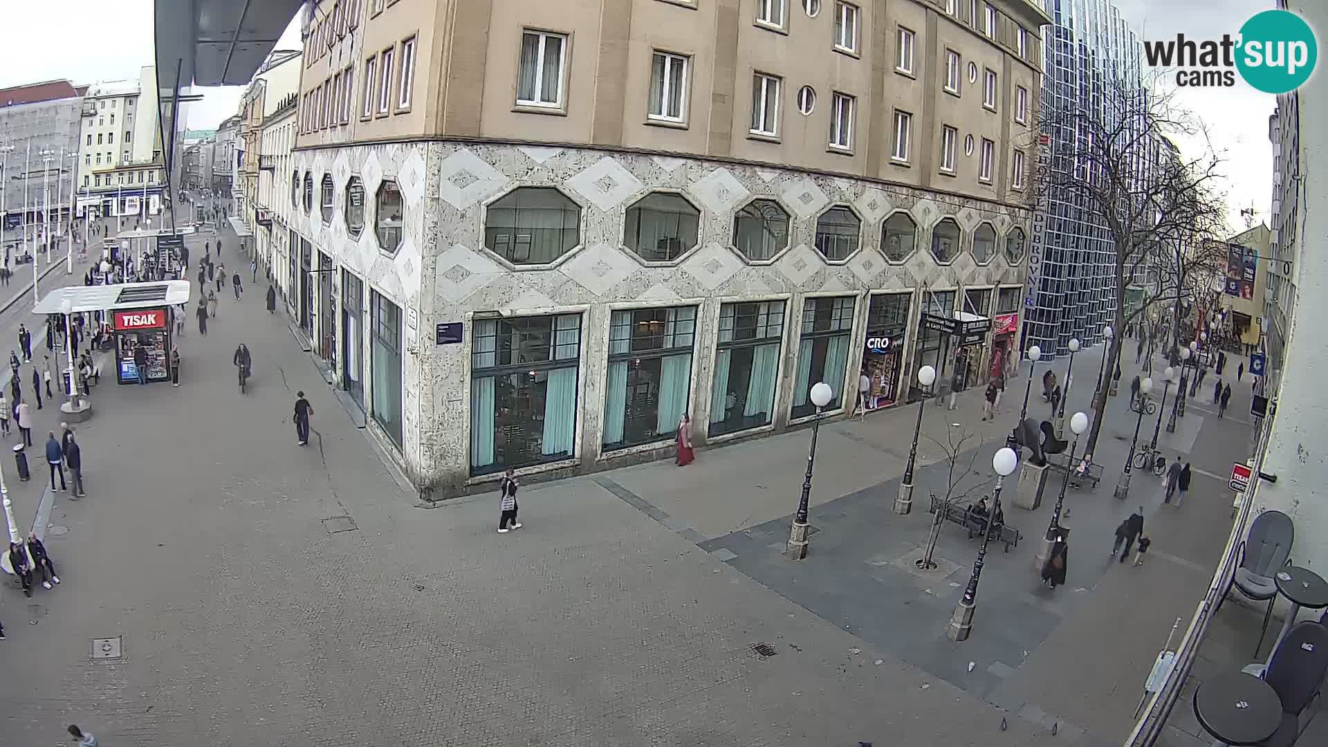 Live Cam Zagreb Ban Jelačić place | Croatie