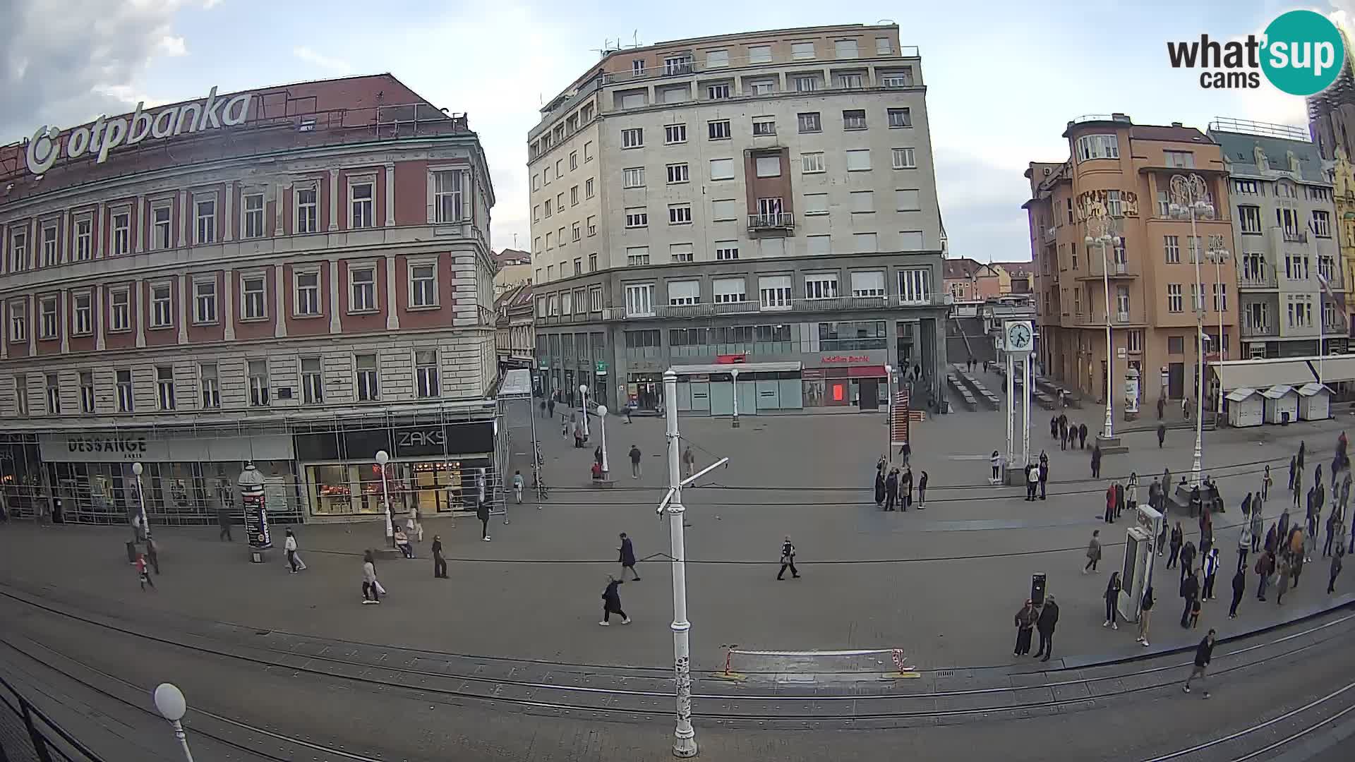 Webcam Zagabria Ban Jelacic piazza | Croazia