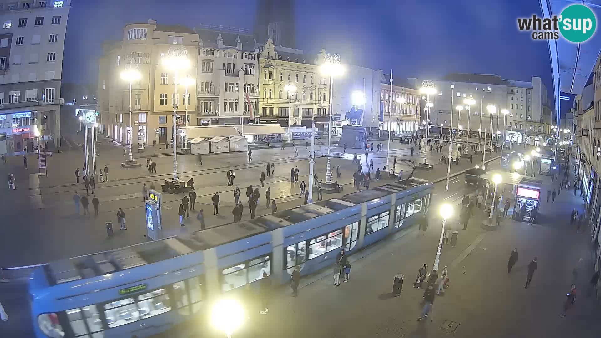 Webcam Zagabria Ban Jelacic piazza | Croazia