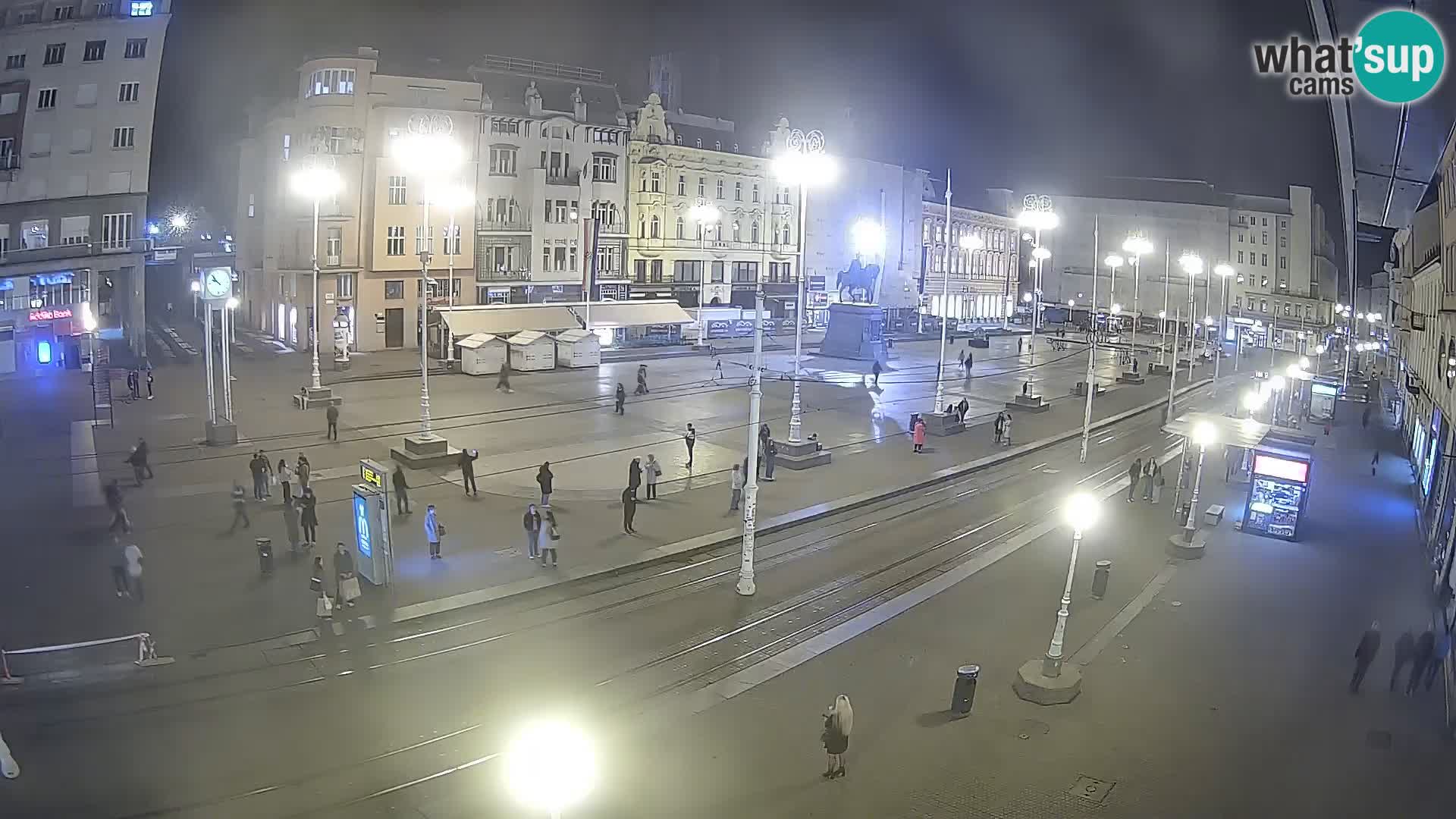 Webcam Zagabria Ban Jelacic piazza | Croazia