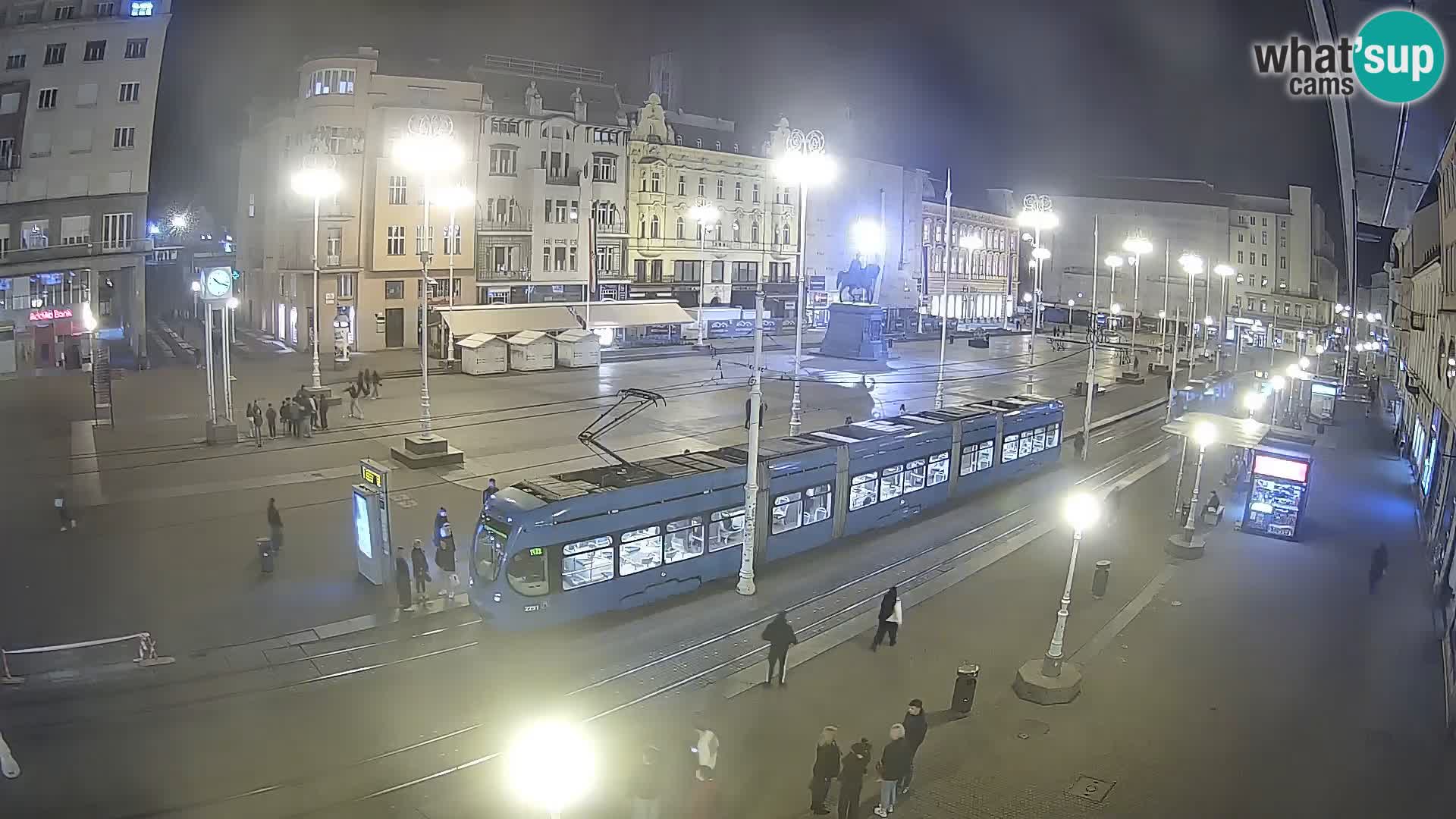 Live Cam Zagreb Ban Jelačić place | Croatie