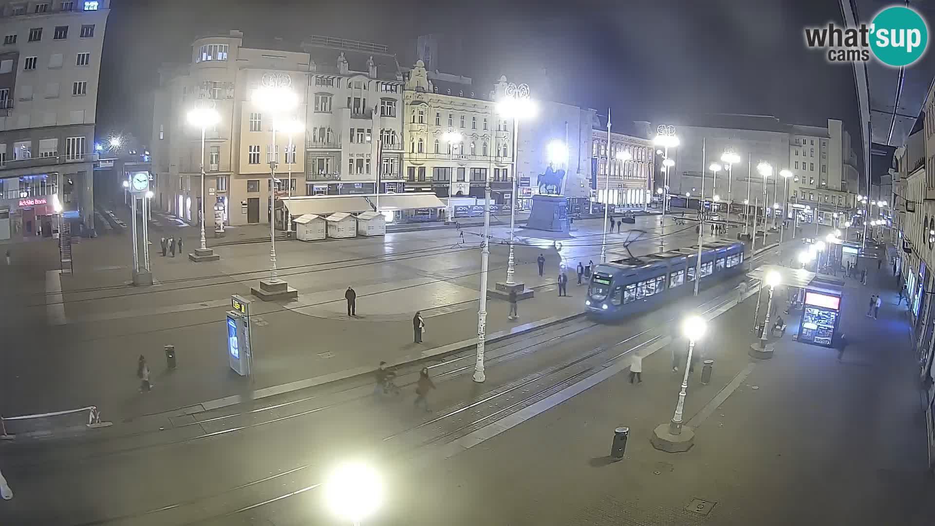 Zagreb webcam Ban Jelacica Platz | Kroatien