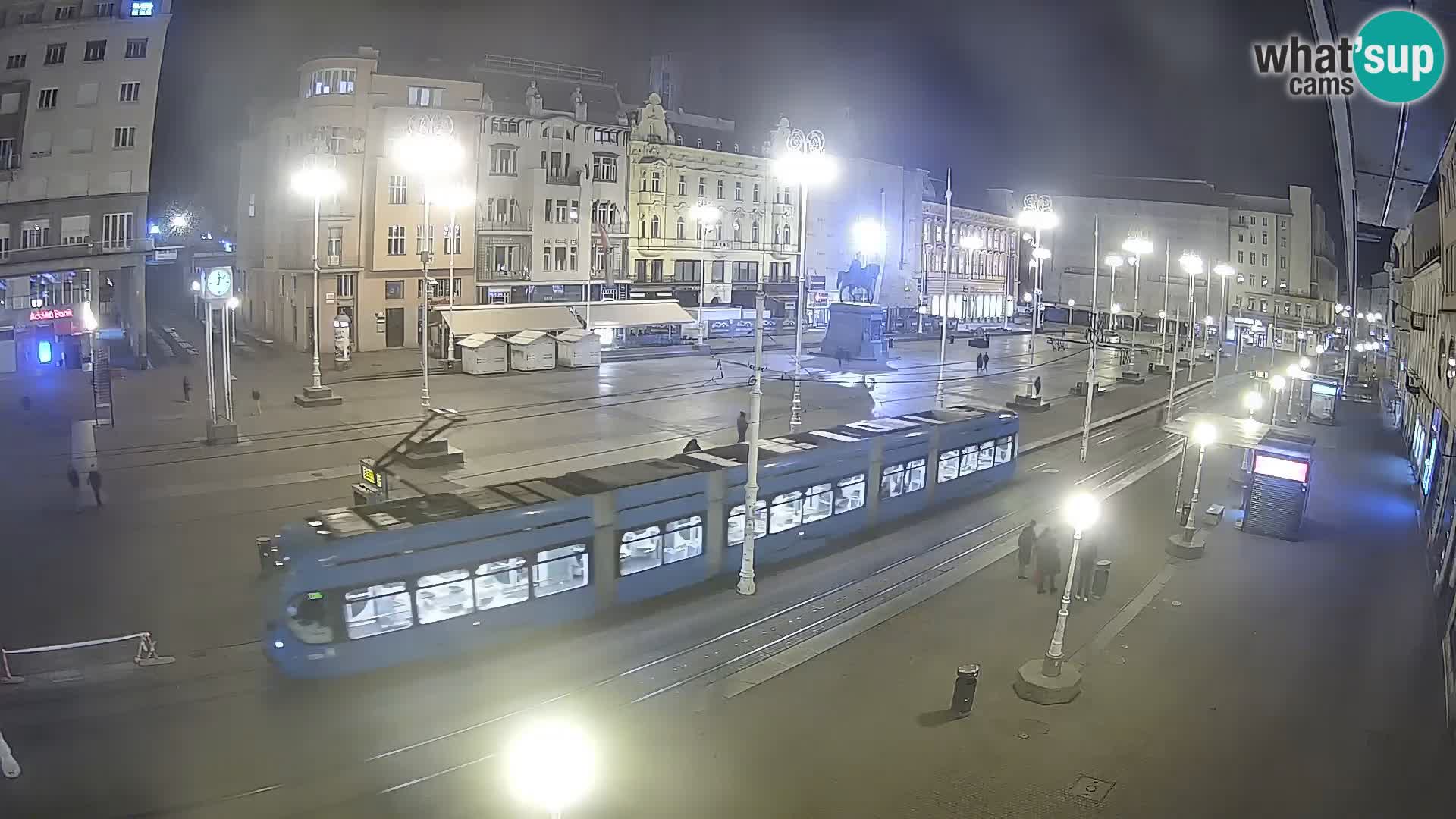 Live Cam Zagreb Ban Jelačić place | Croatie