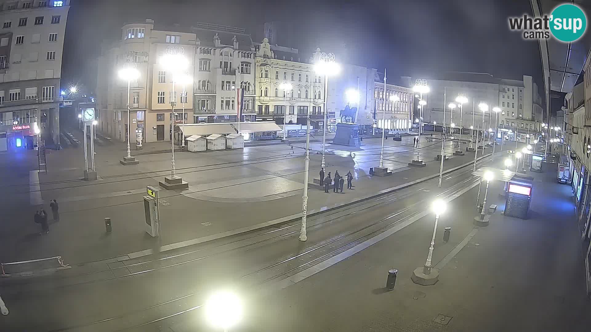 Live Cam Zagreb Ban Jelačić place | Croatie