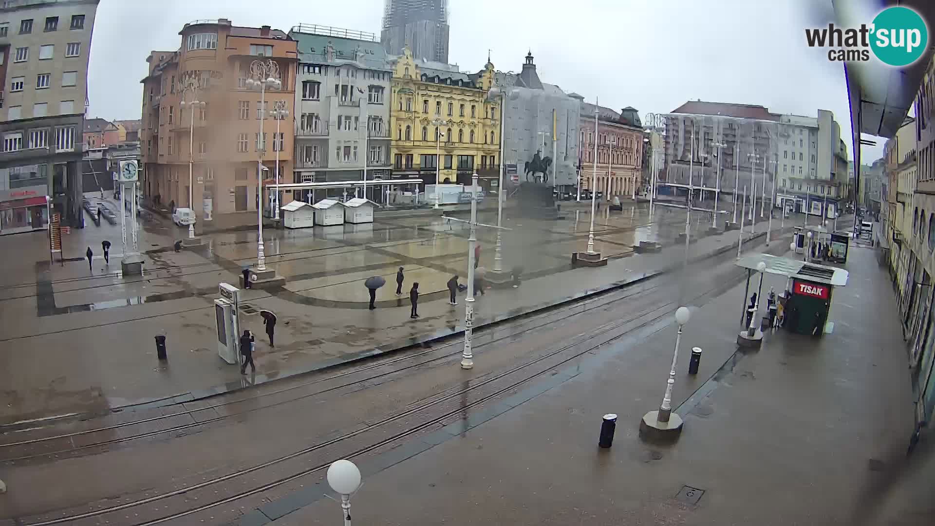 Zagreb live cam Bana Jelačića