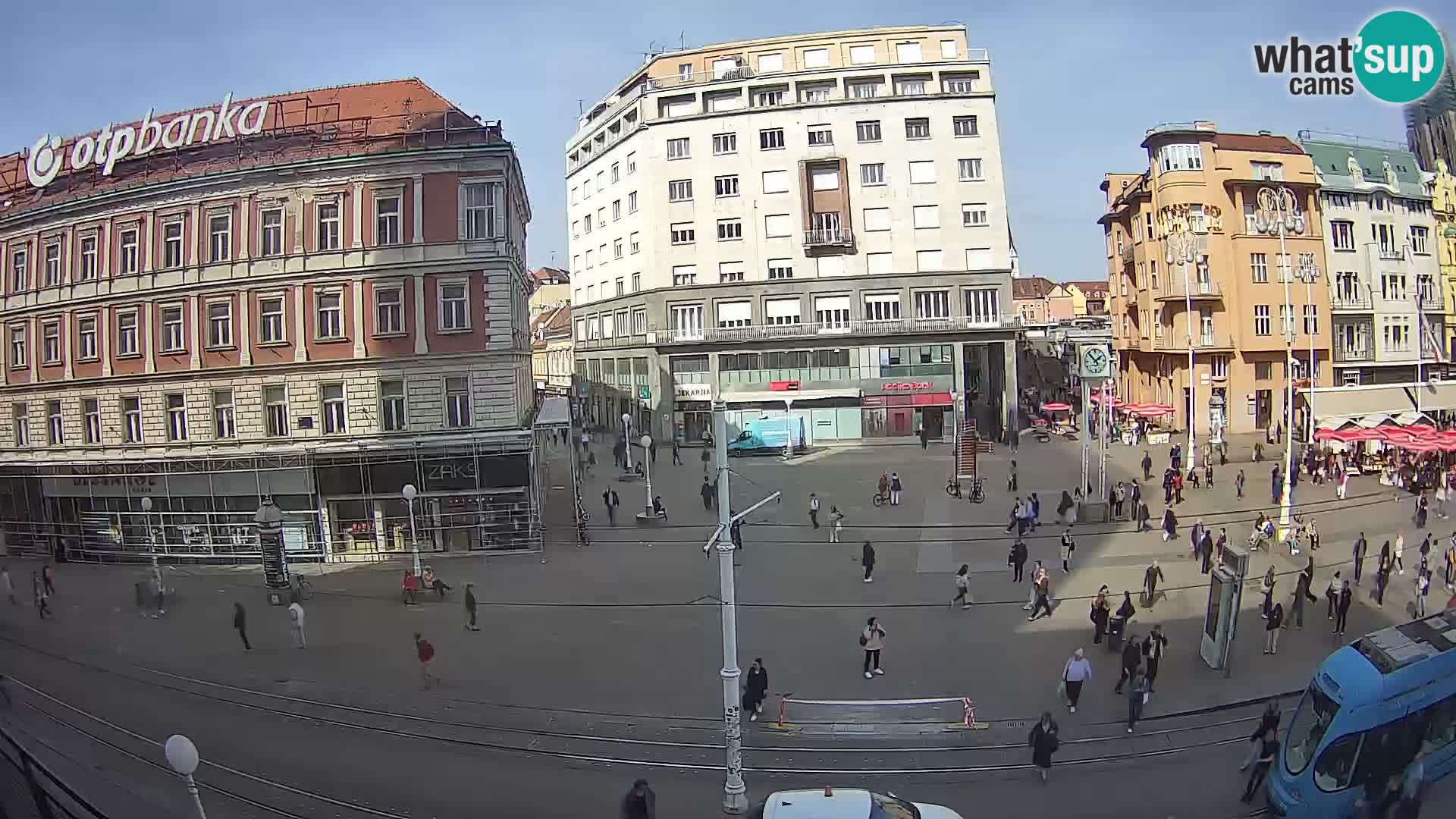 Spletna kamera Zagreb Ban Jelačić