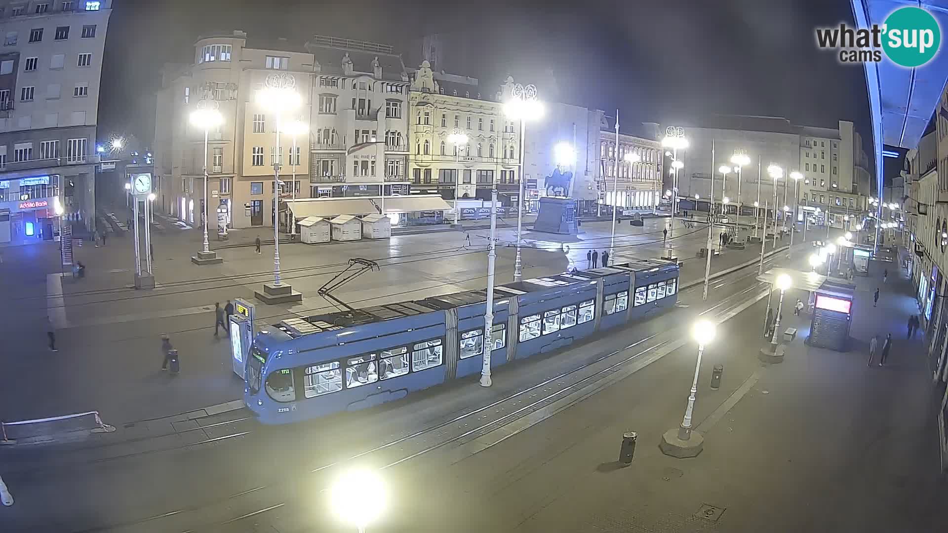 Webcam Zagreb Bana Jelačića square | Croatia
