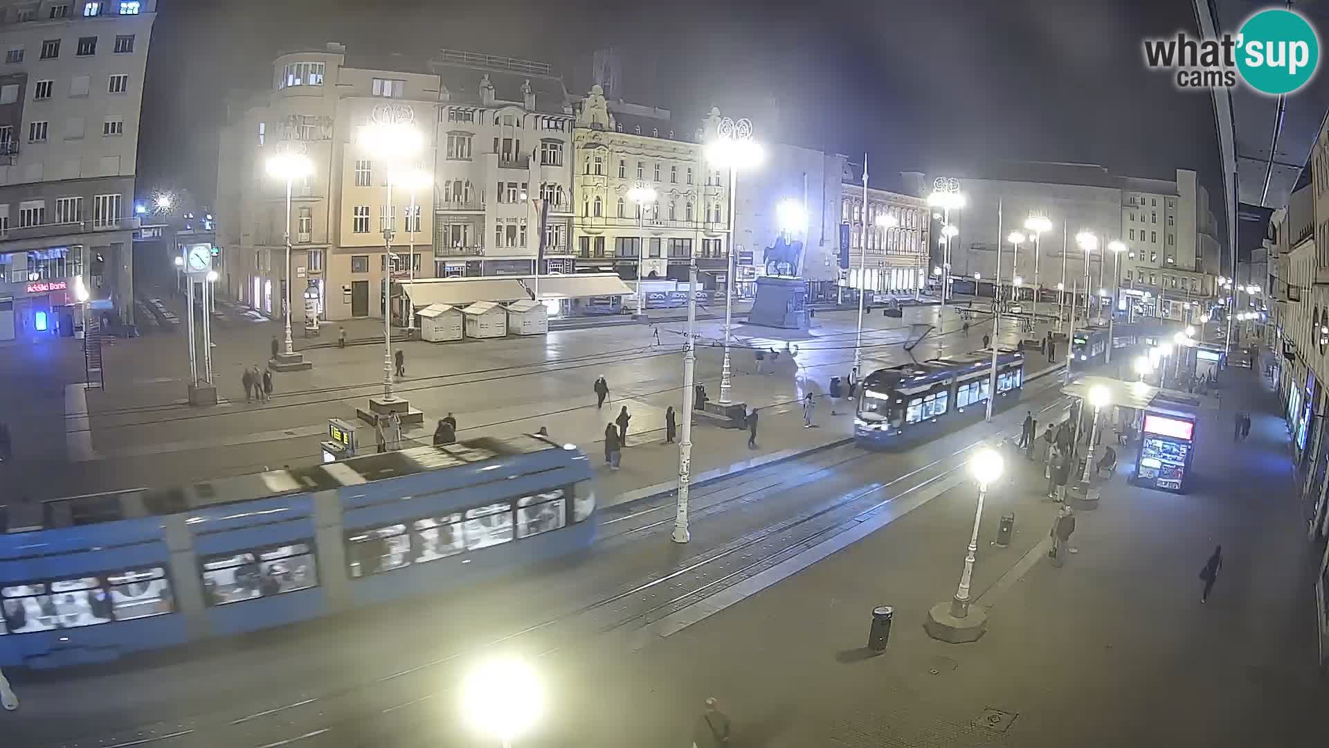 Live Cam Zagreb Ban Jelačić place | Croatie