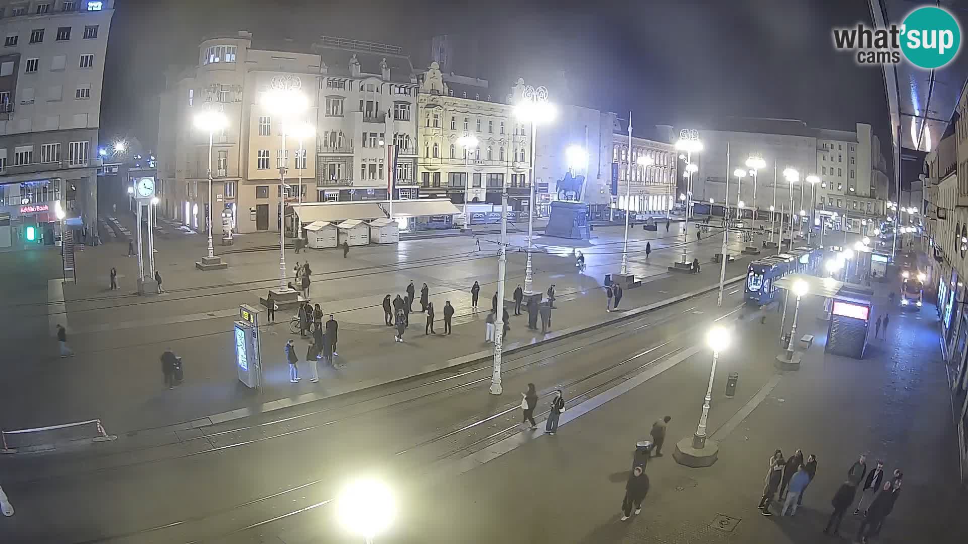 Live Cam Zagreb Ban Jelačić place | Croatie
