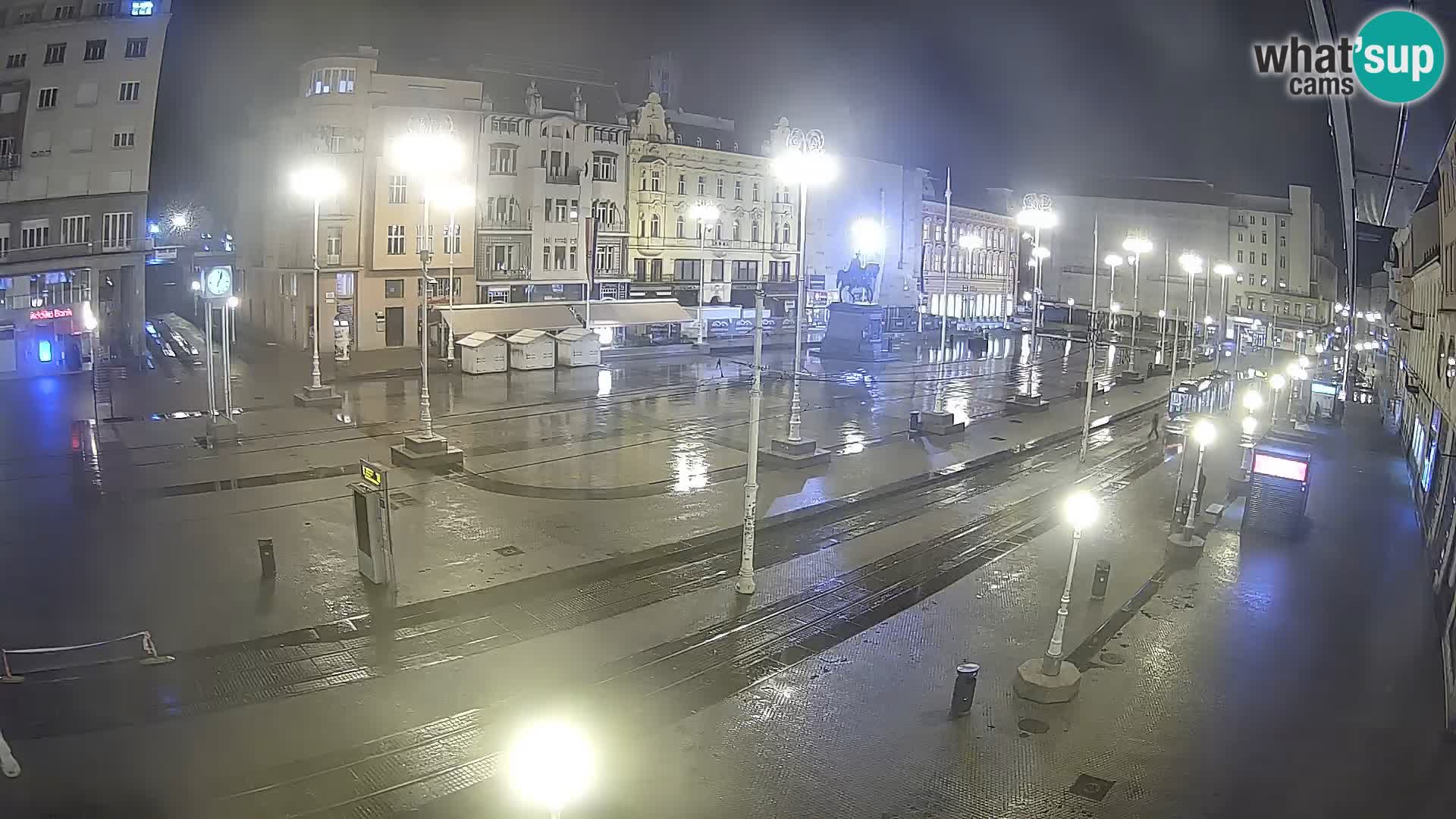 Webcam Zagreb Bana Jelačića square | Croatia