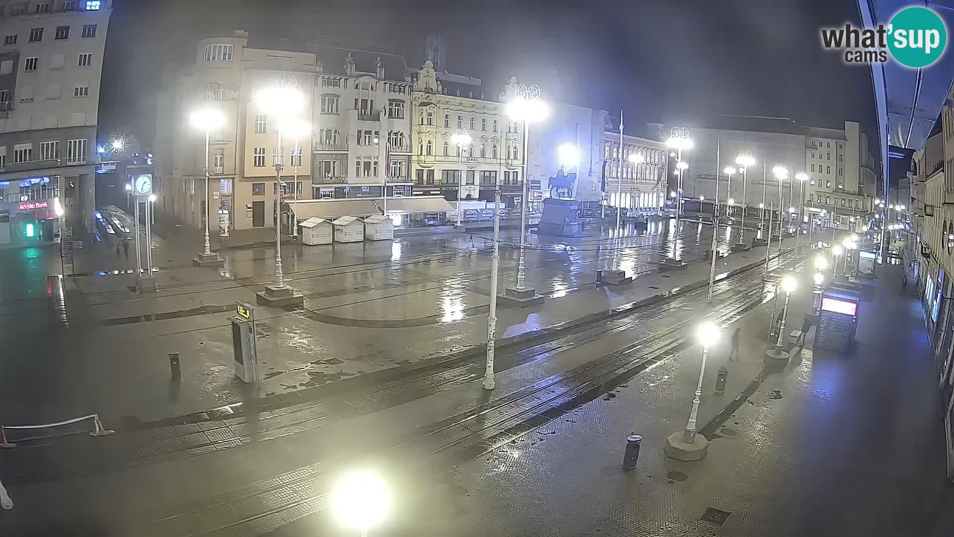 Live Cam Zagreb Ban Jelačić place | Croatie