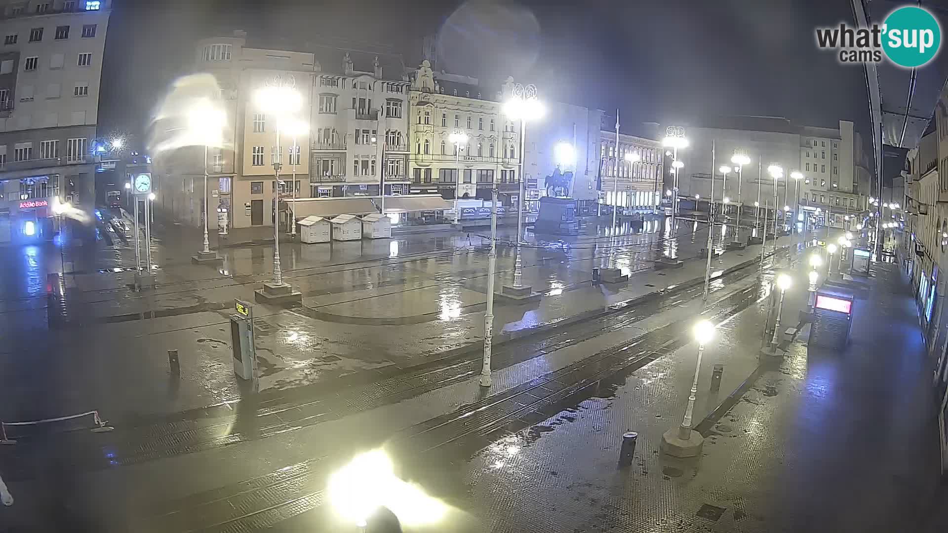 Zagreb webcam Ban Jelacica Platz | Kroatien