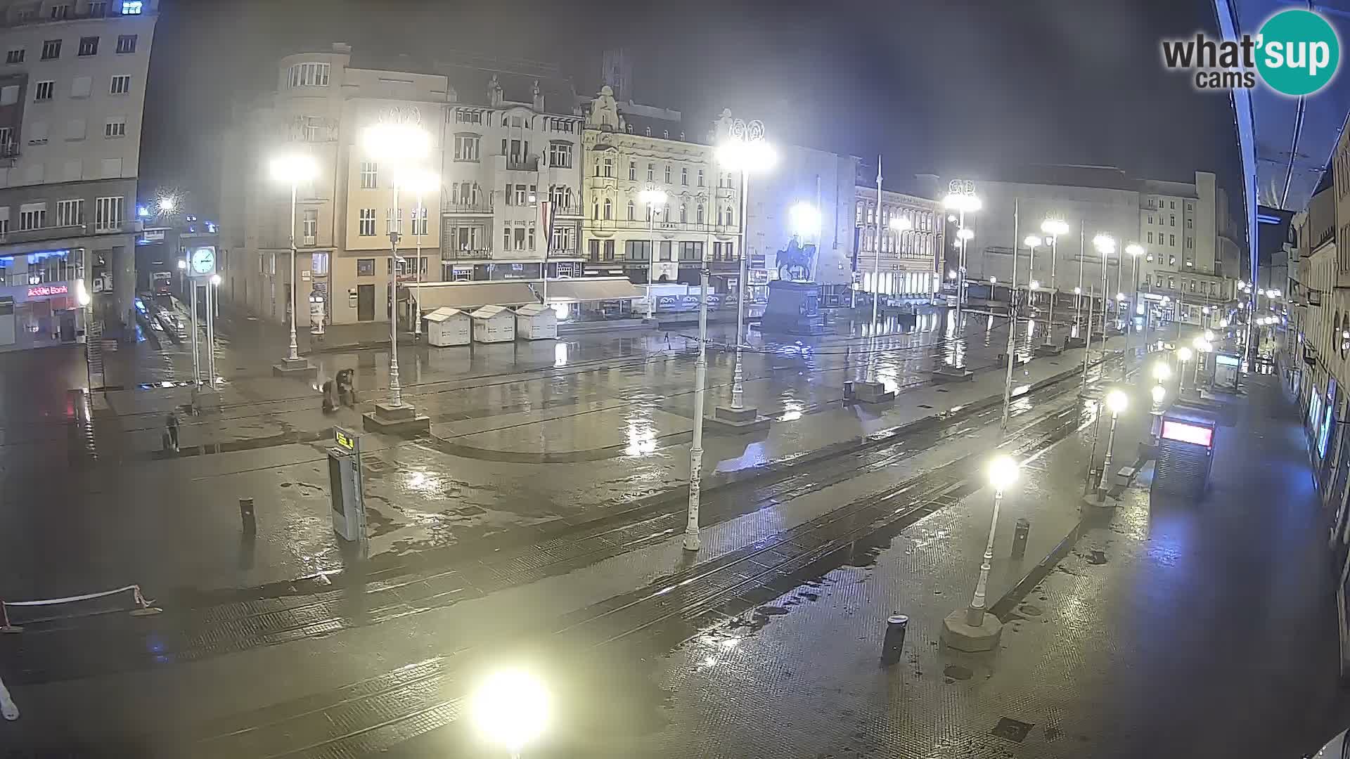 Live Cam Zagreb Ban Jelačić place | Croatie