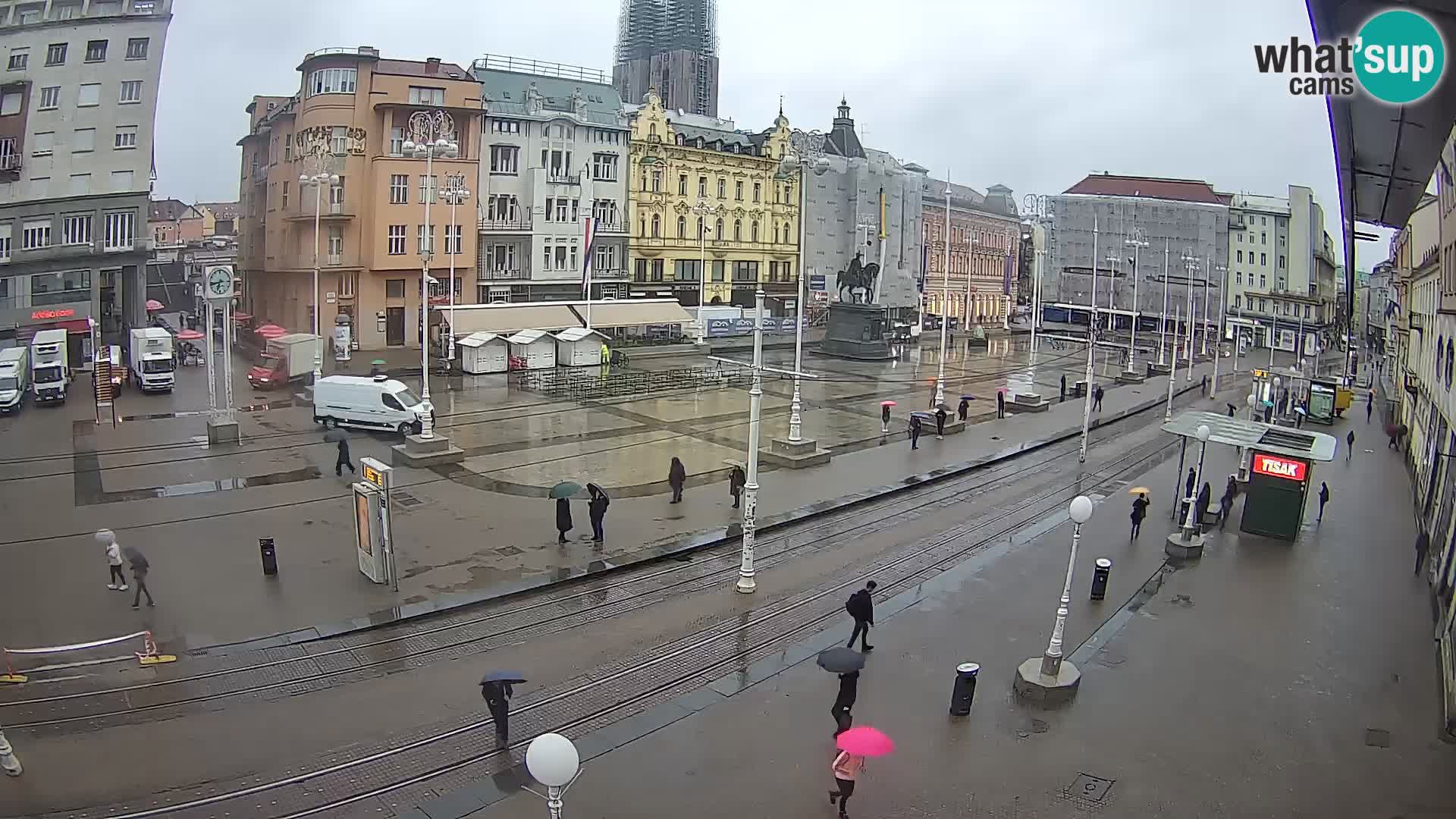 Spletna kamera Zagreb Ban Jelačić