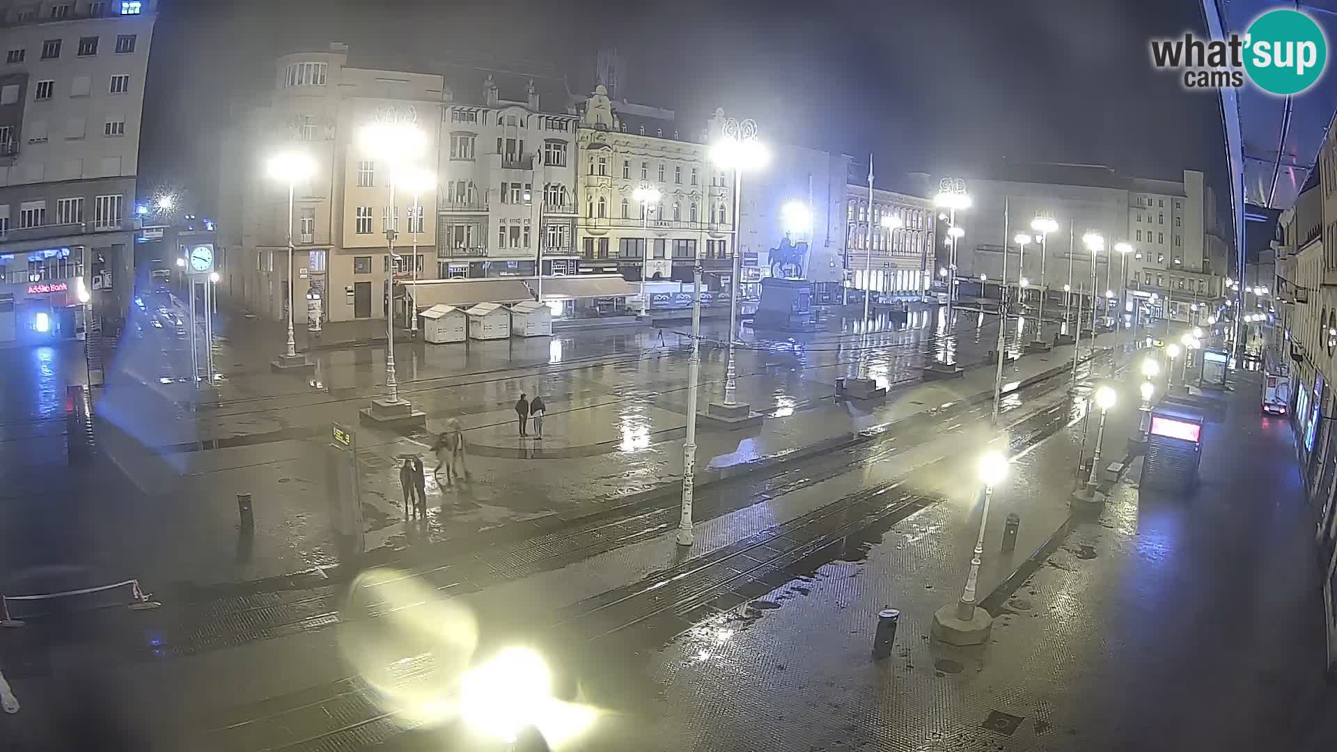 Webcam Zagreb Bana Jelačića square | Croatia