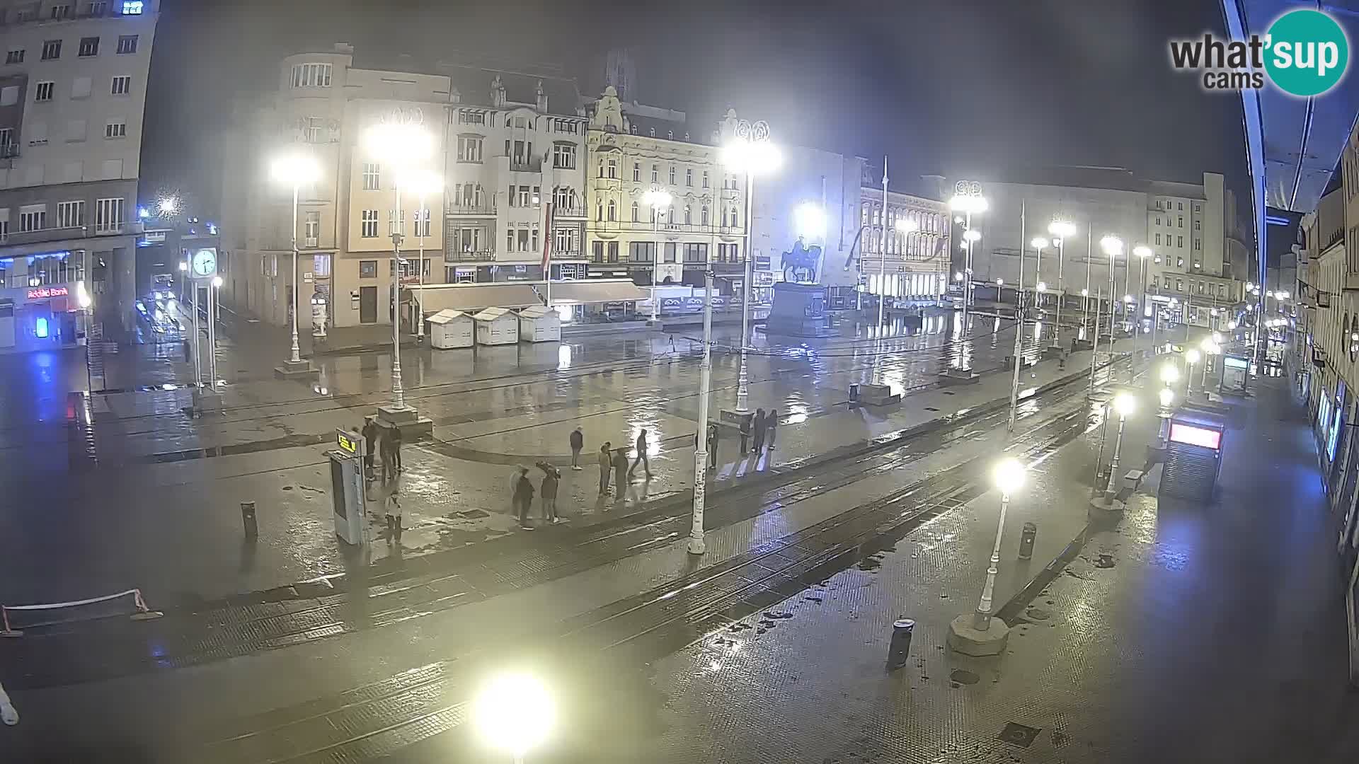 Webcam Zagreb Bana Jelačića square | Croatia