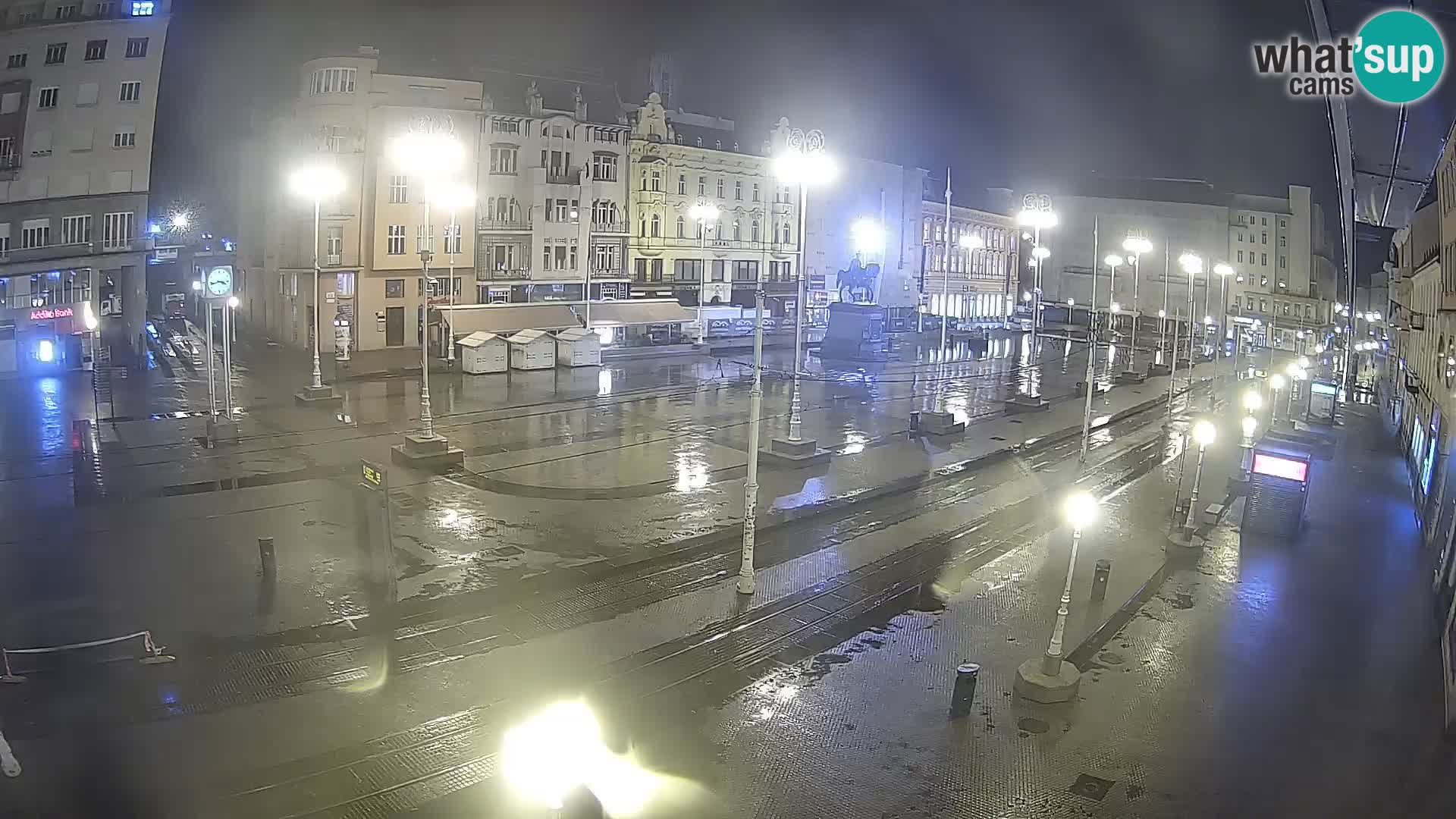 Webcam Zagreb Bana Jelačića square | Croatia