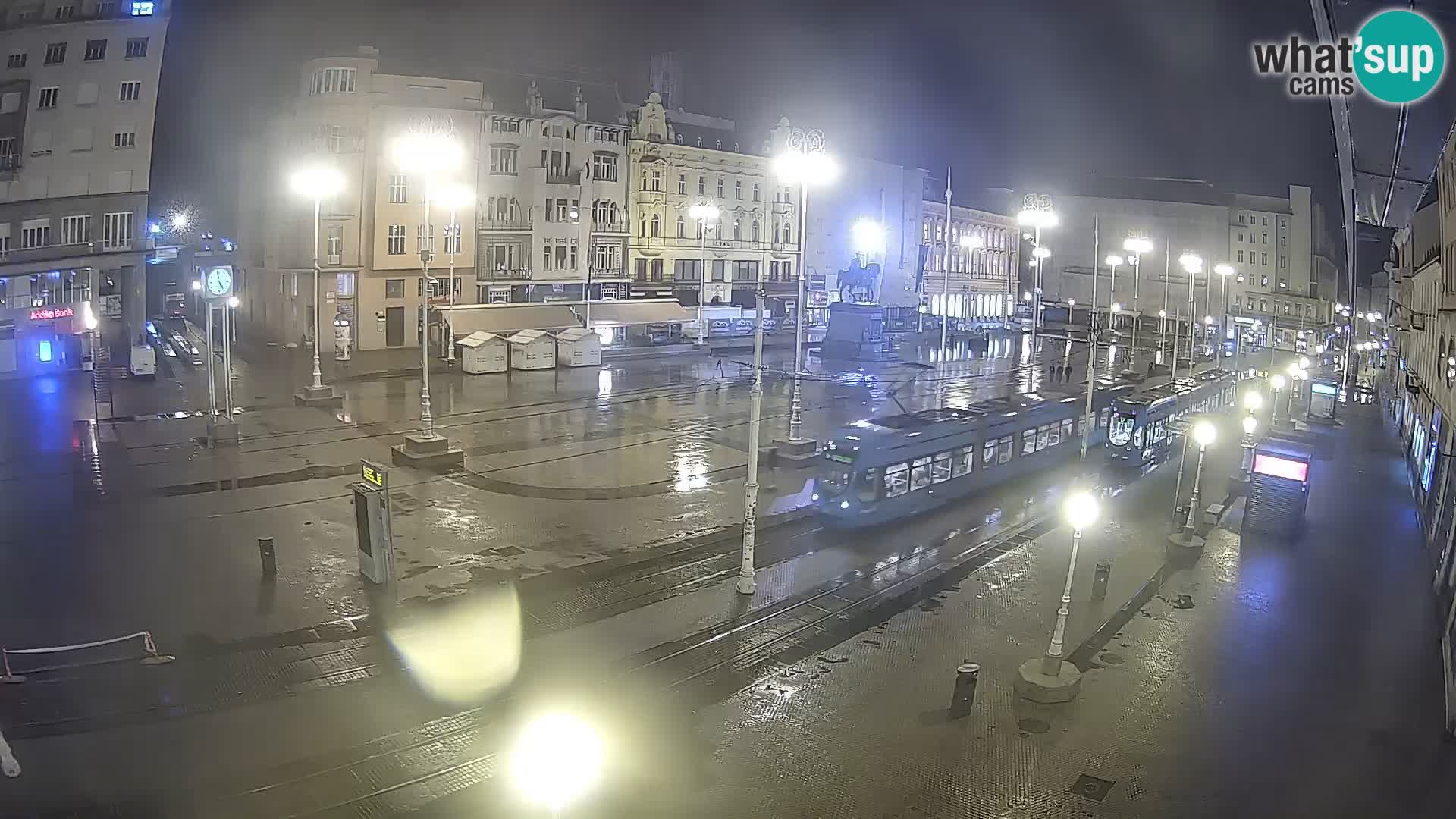 Webcam Zagabria Ban Jelacic piazza | Croazia