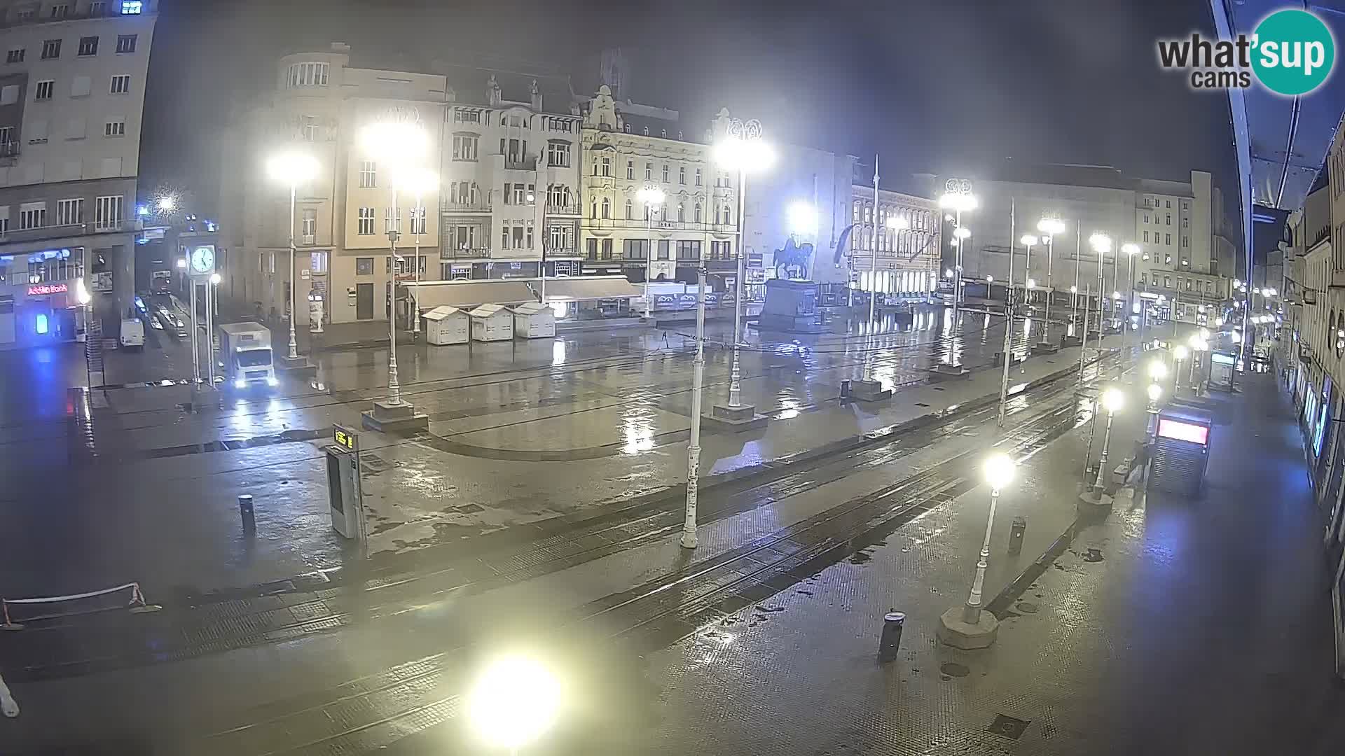 Webcam Zagabria Ban Jelacic piazza | Croazia