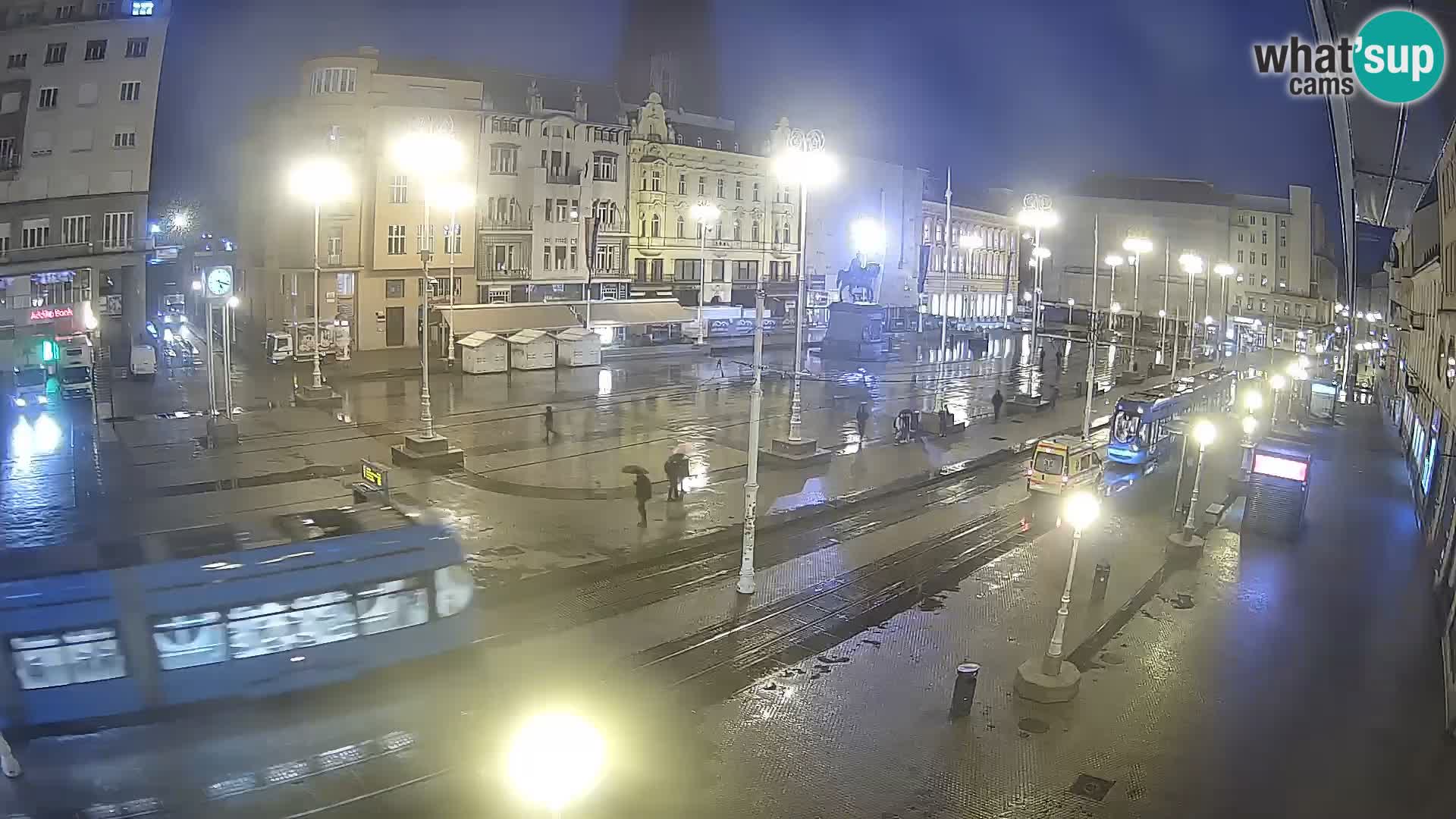 Zagreb webcam Ban Jelacica Platz | Kroatien