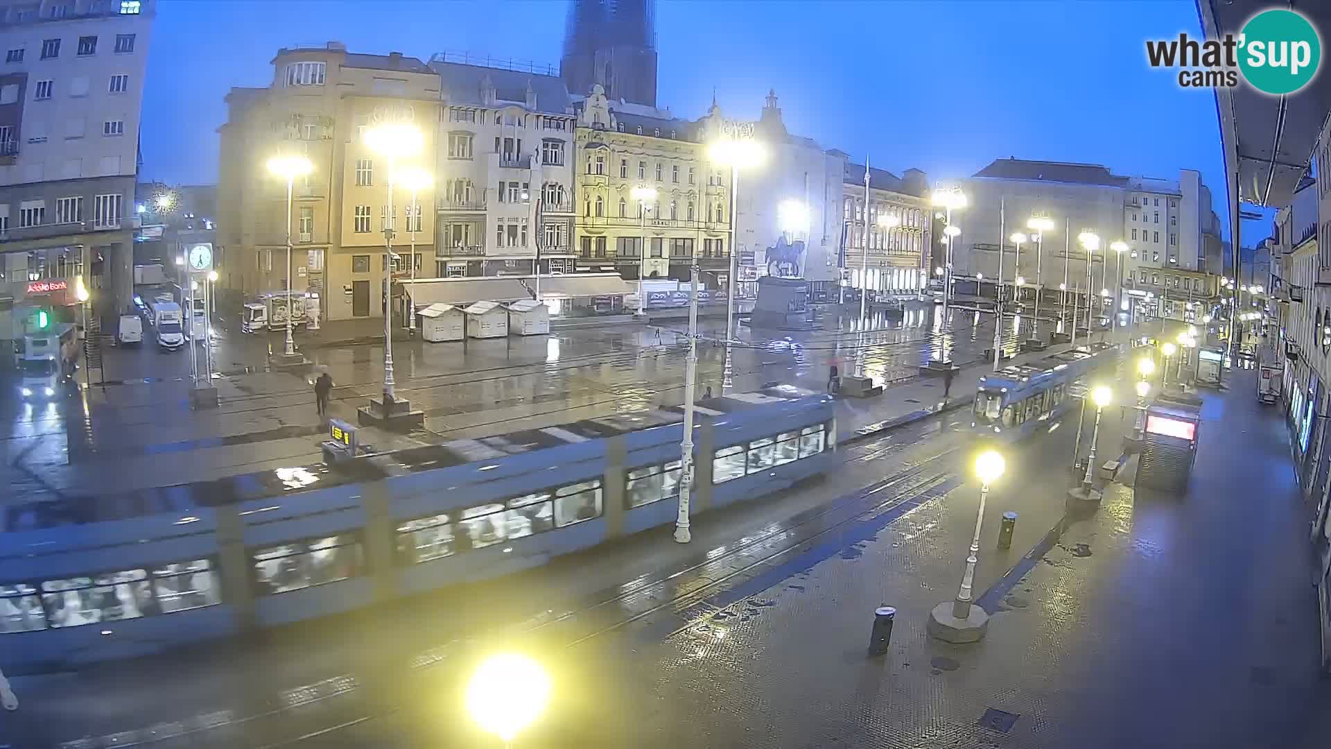 Live Cam Zagreb Ban Jelačić place | Croatie